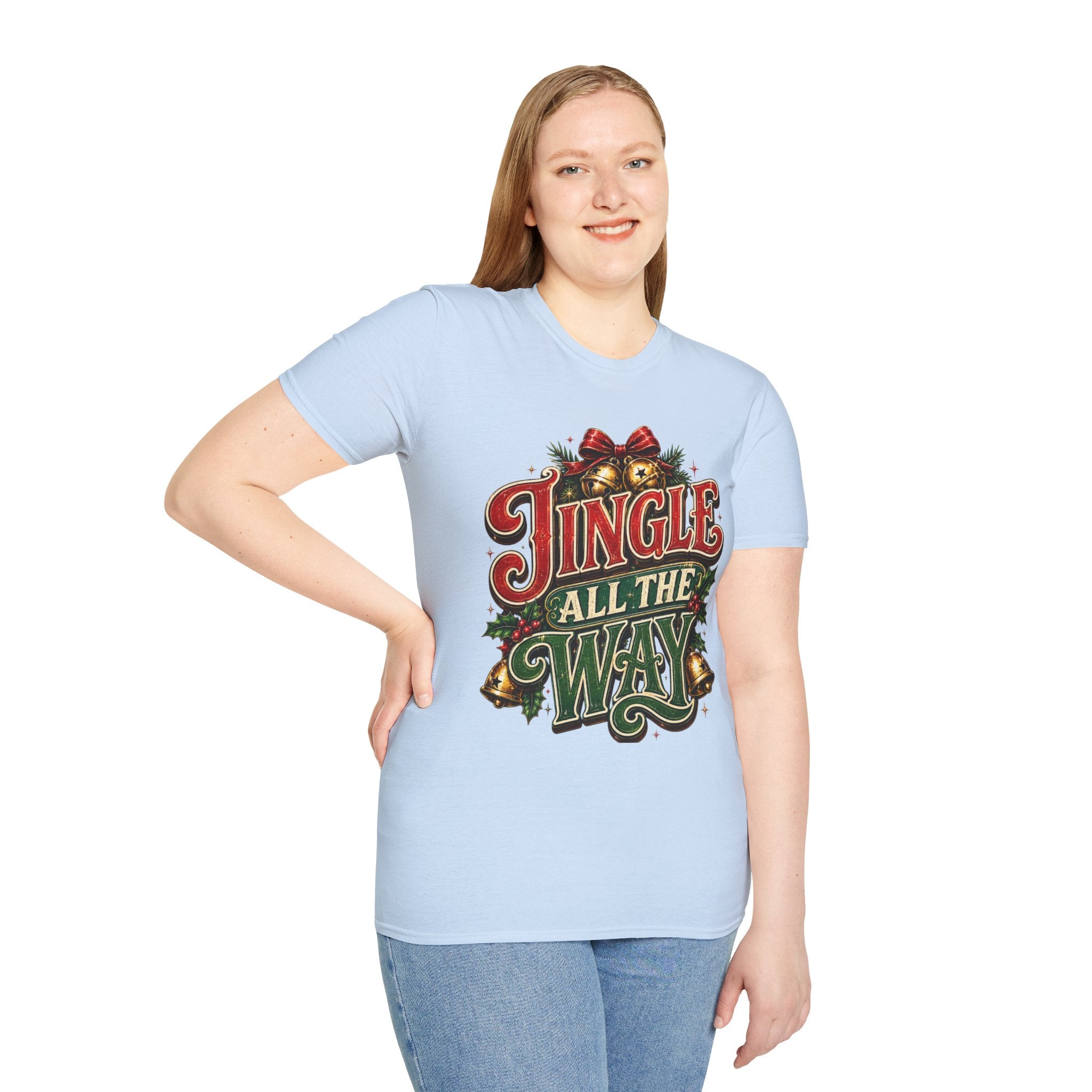 Jingle All the Way Shirt – Vintage Christmas Tee | Classic Holiday Gift
