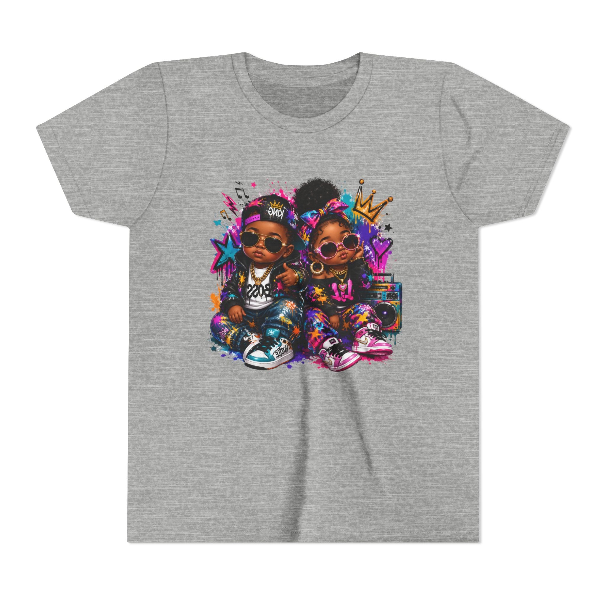 Lil King & Queen T-Shirt | Hip Hop Baby Graphic Tee | Urban Kids Streetwear Shirt
