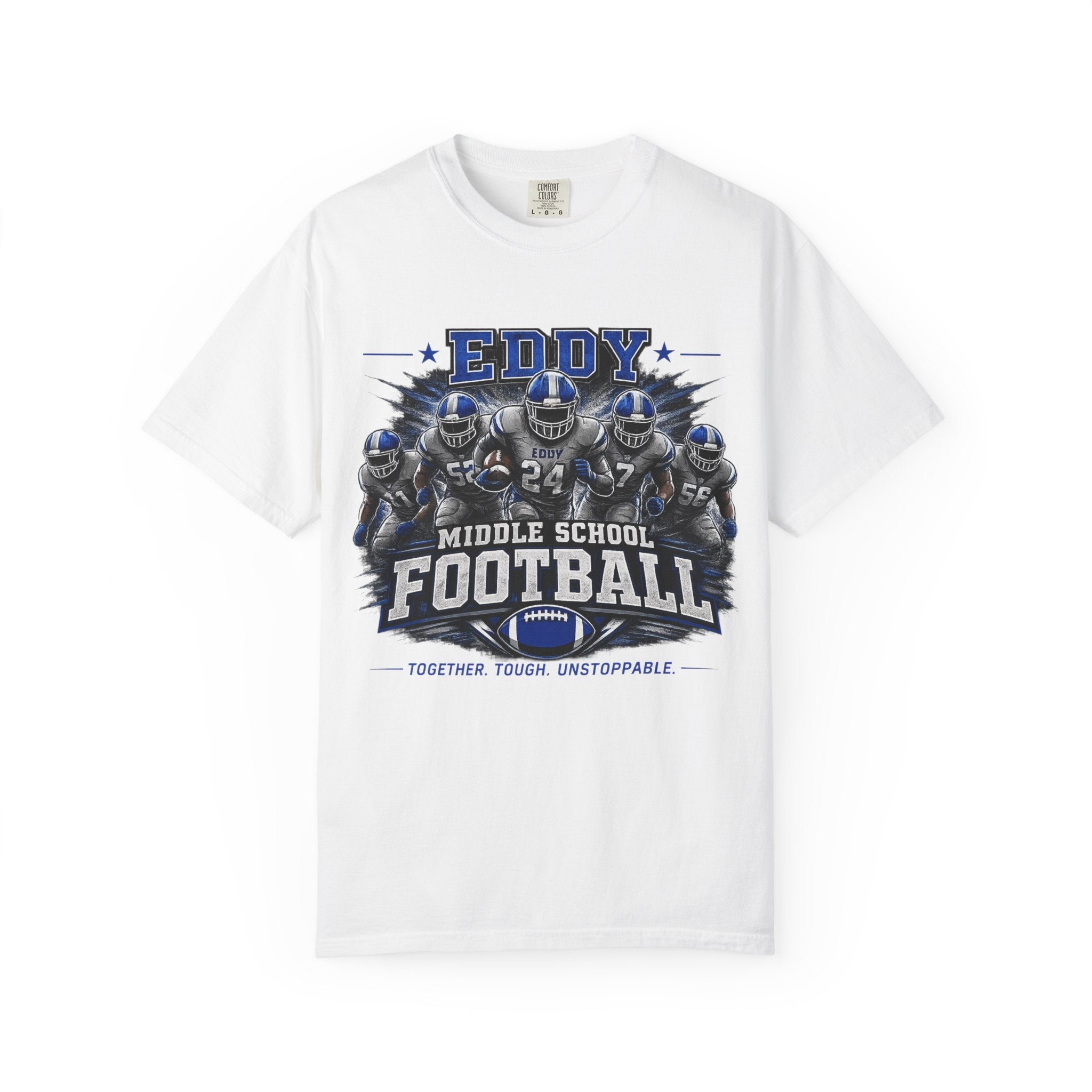 Eddy Middle School Columbus GA Football T-Shirt