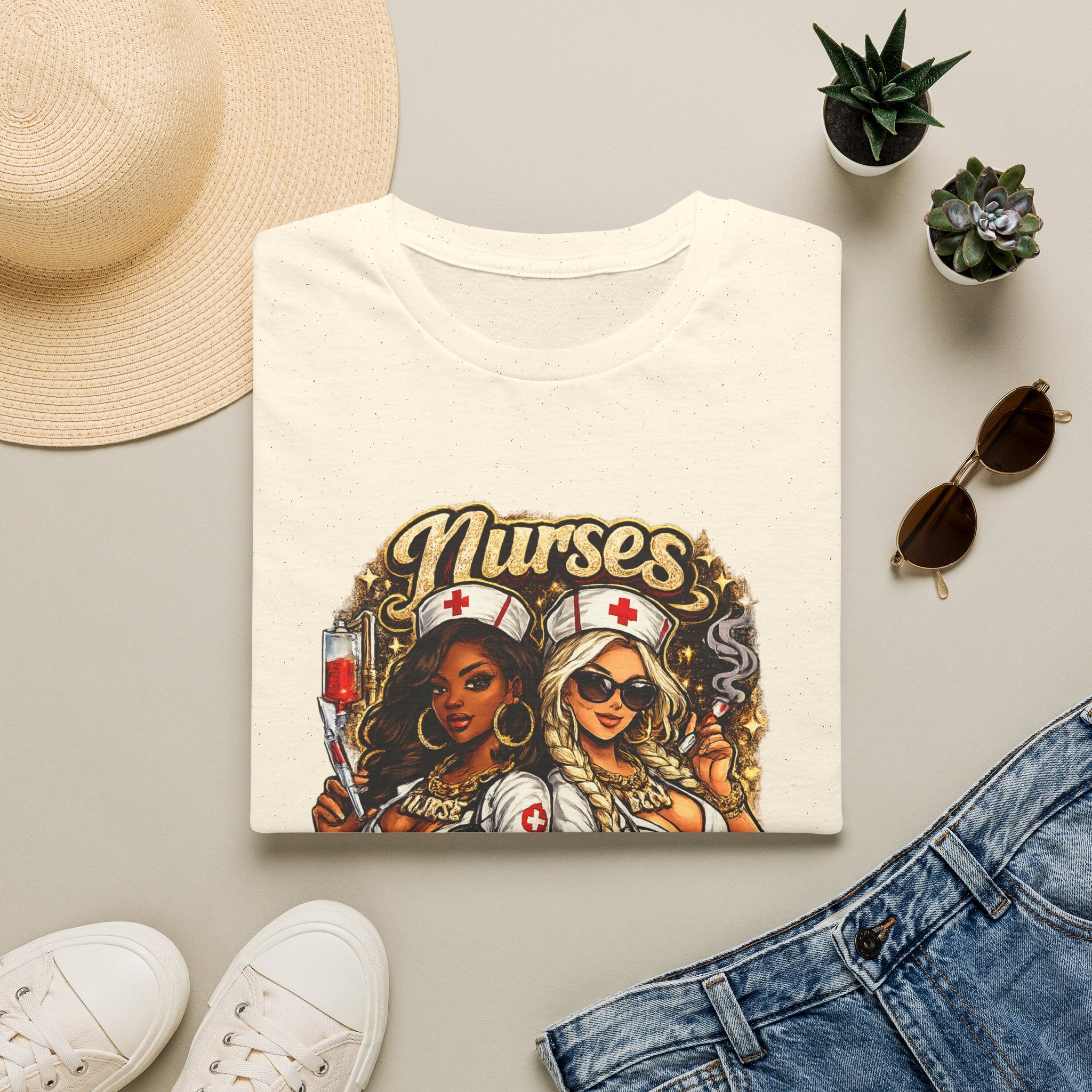 Nurses Save Lives T-Shirt | Nurse Appreciation Gift | Bold Nurse Graphic Tee