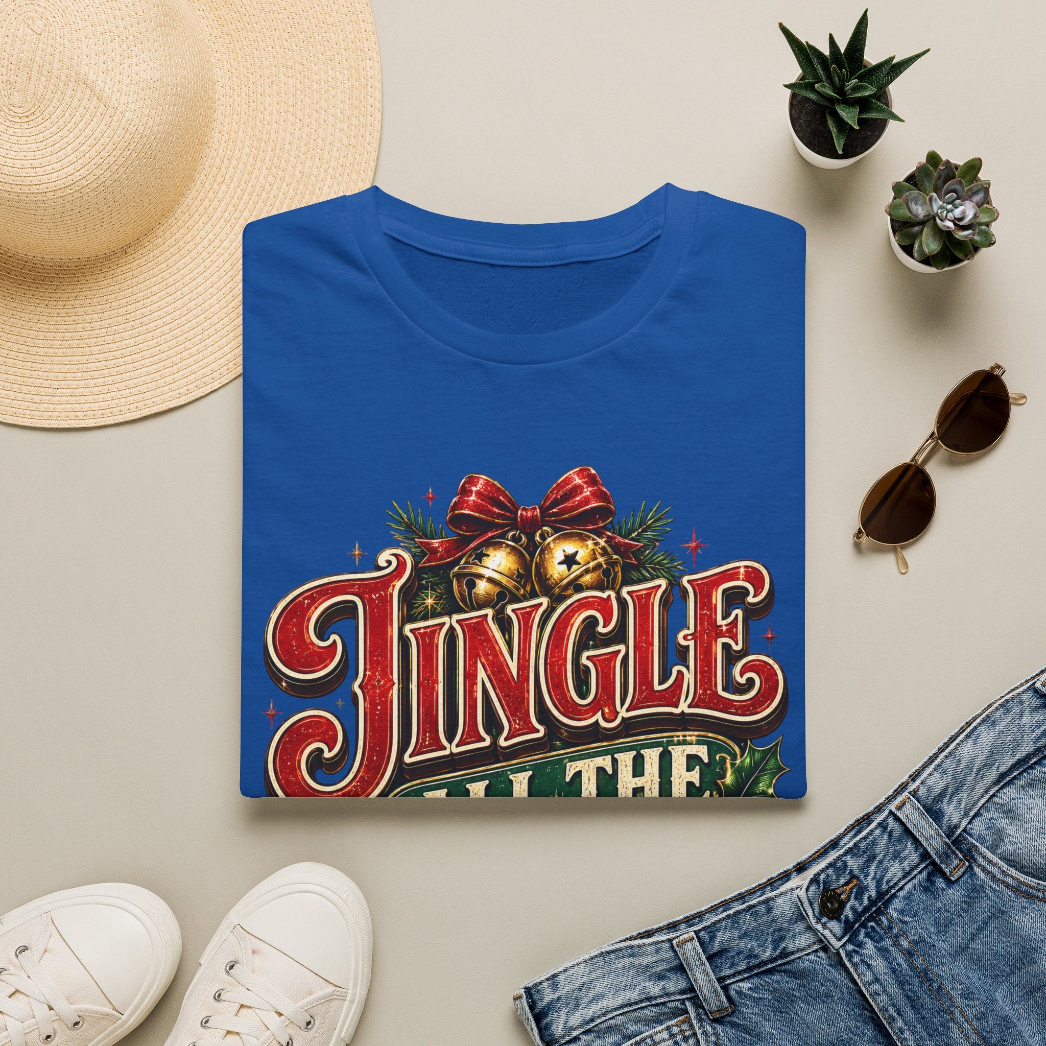 Jingle All the Way Shirt – Vintage Christmas Tee | Classic Holiday Gift