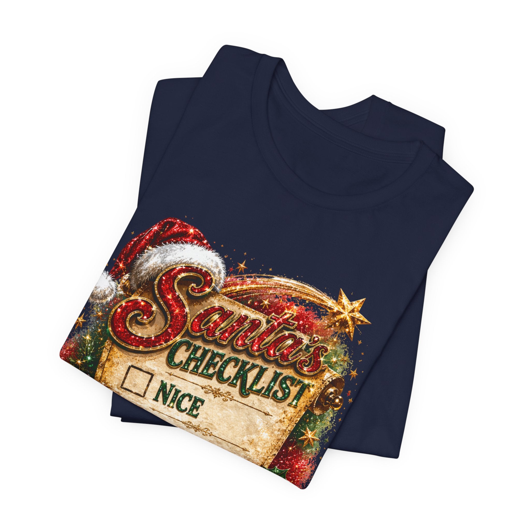 Santa's Checklist: Misunderstood – Funny Christmas T-Shirt