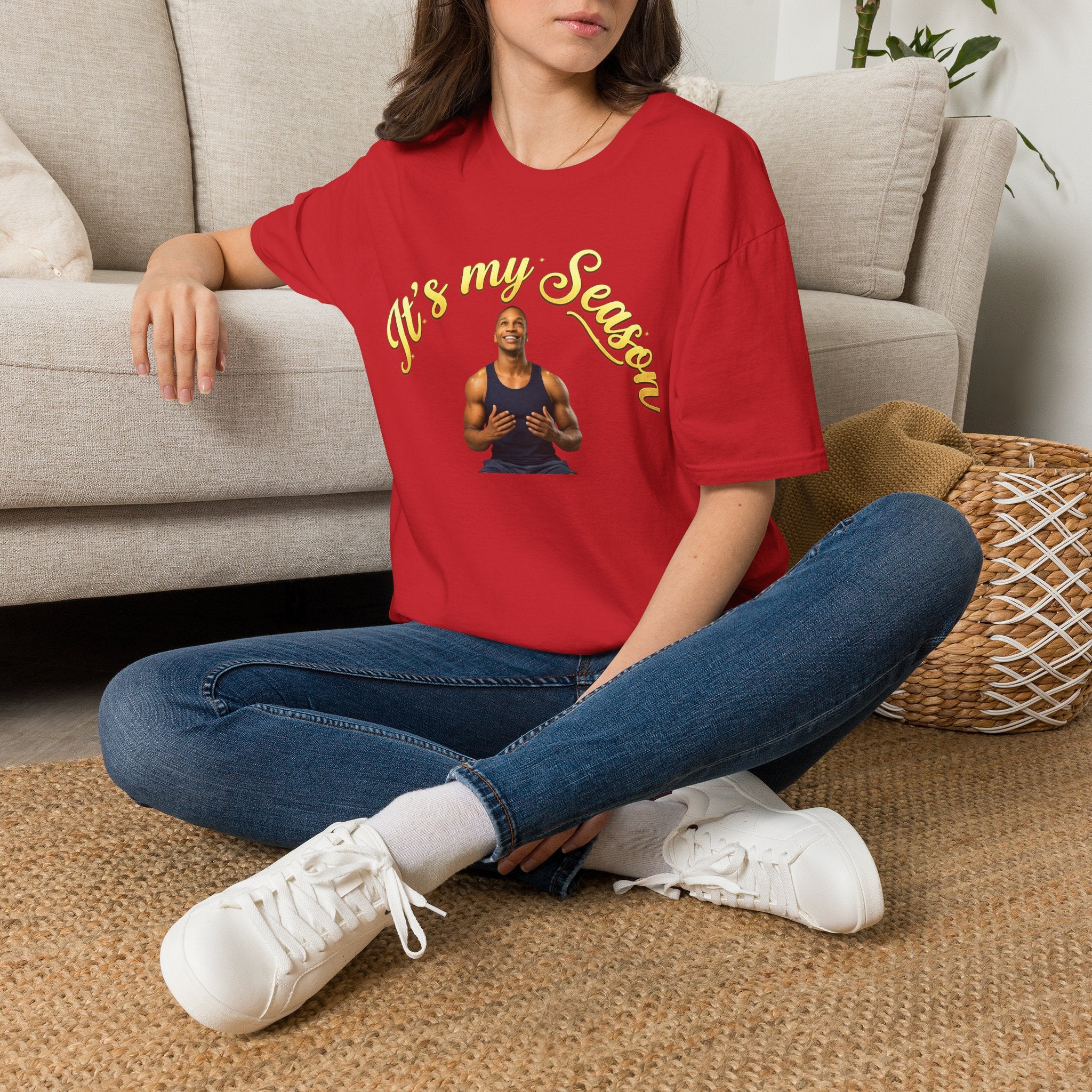 It's My Season T-Shirt | Gold Motivational Tee | Men's Empowerment Graphic Tee