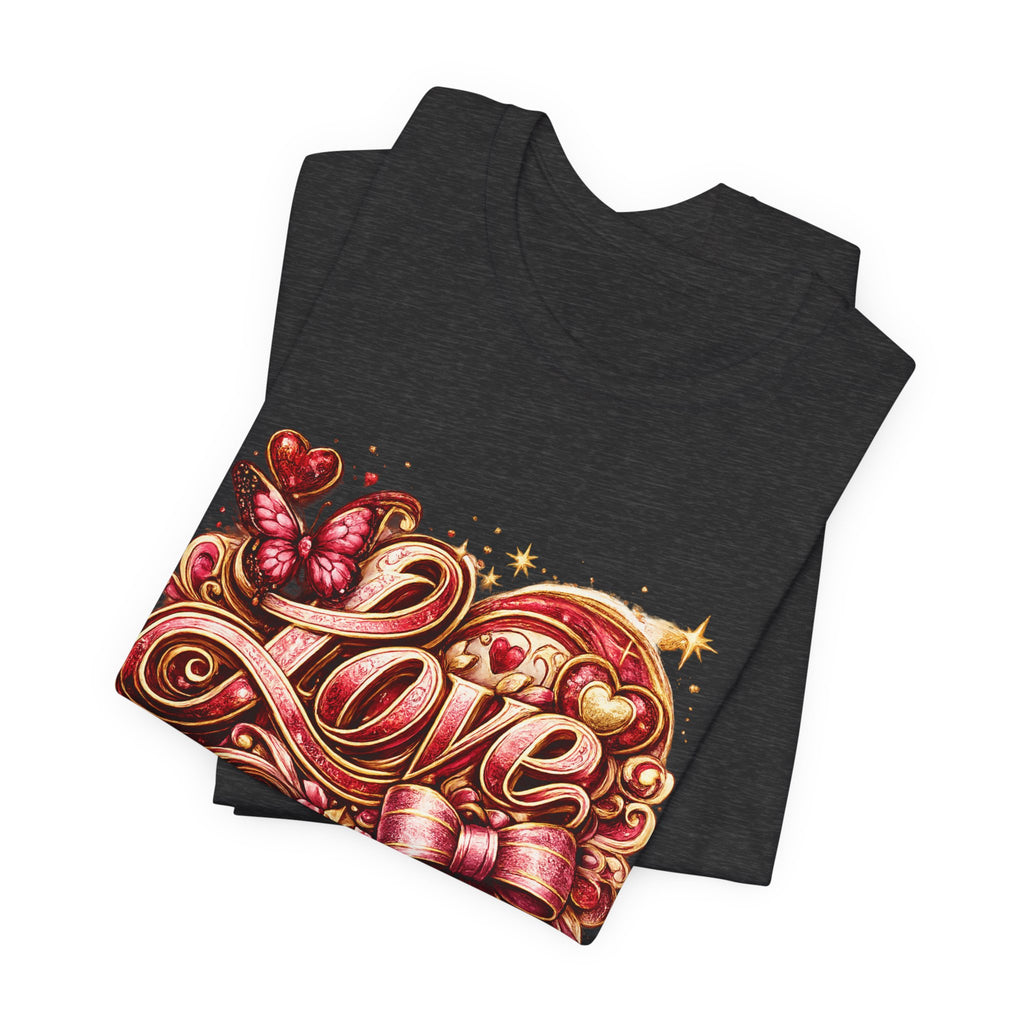 Love – Butterfly & Bow Valentine's Day T-Shirt