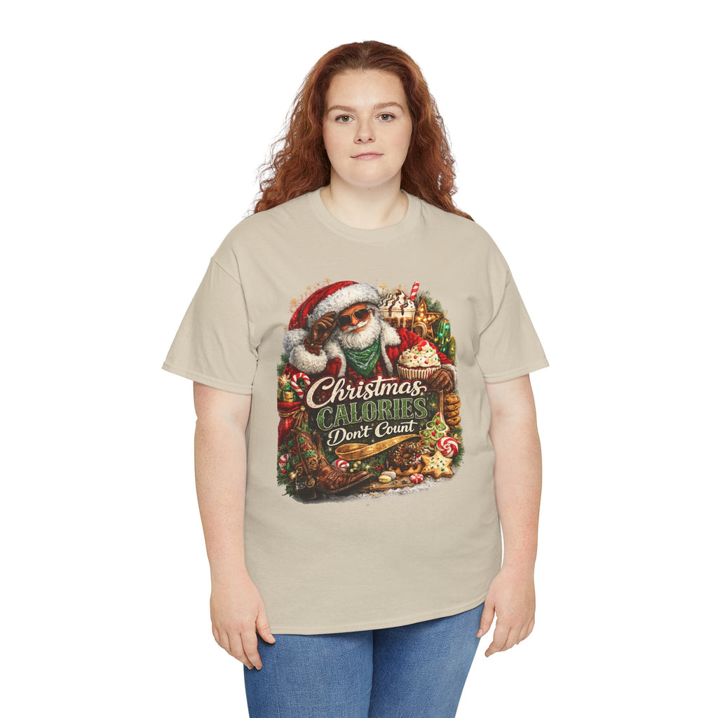 Christmas Calories Don't Count Shirt – Funny Holiday Tee | Christmas Foodie Gift