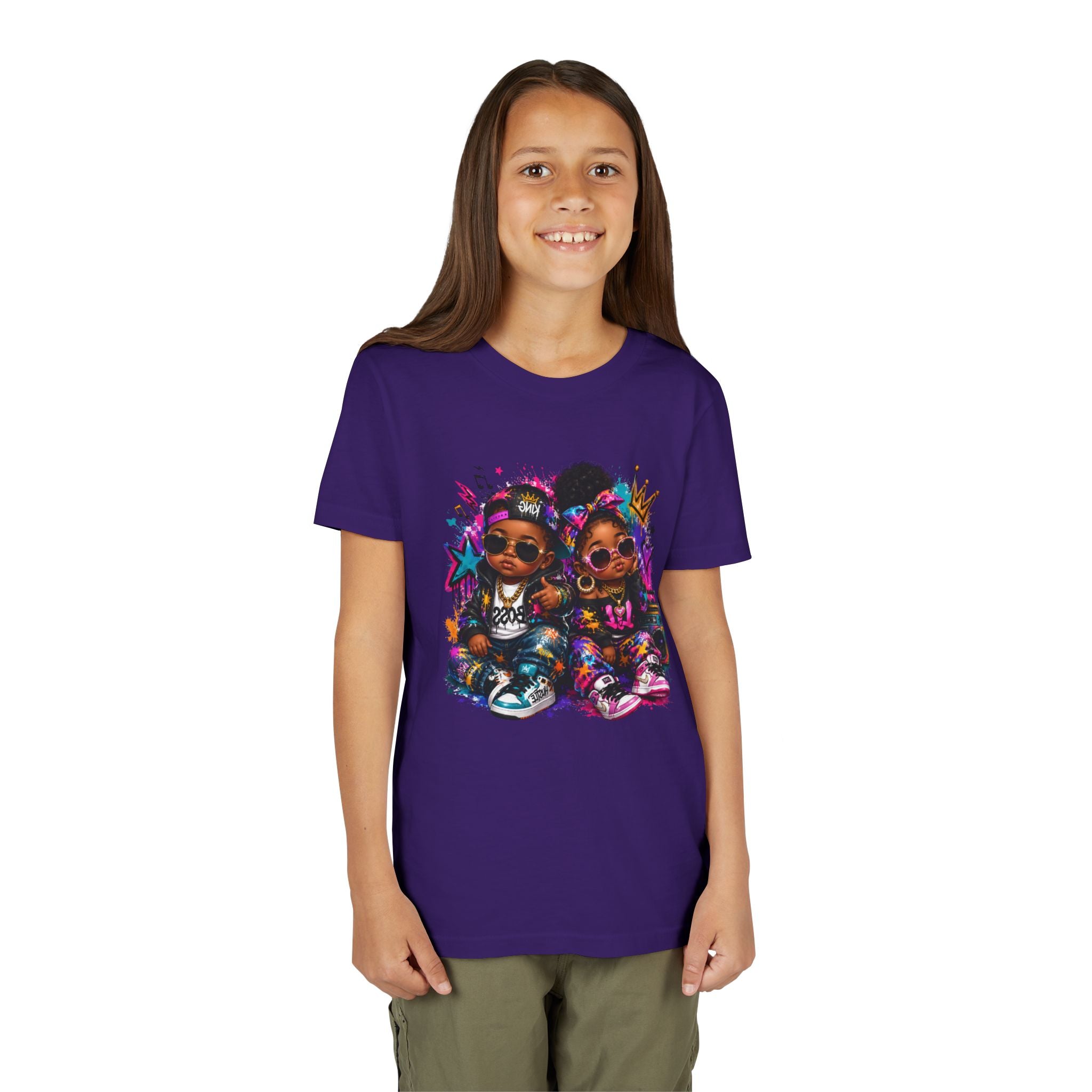 Lil King & Queen T-Shirt | Hip Hop Baby Graphic Tee | Urban Kids Streetwear Shirt