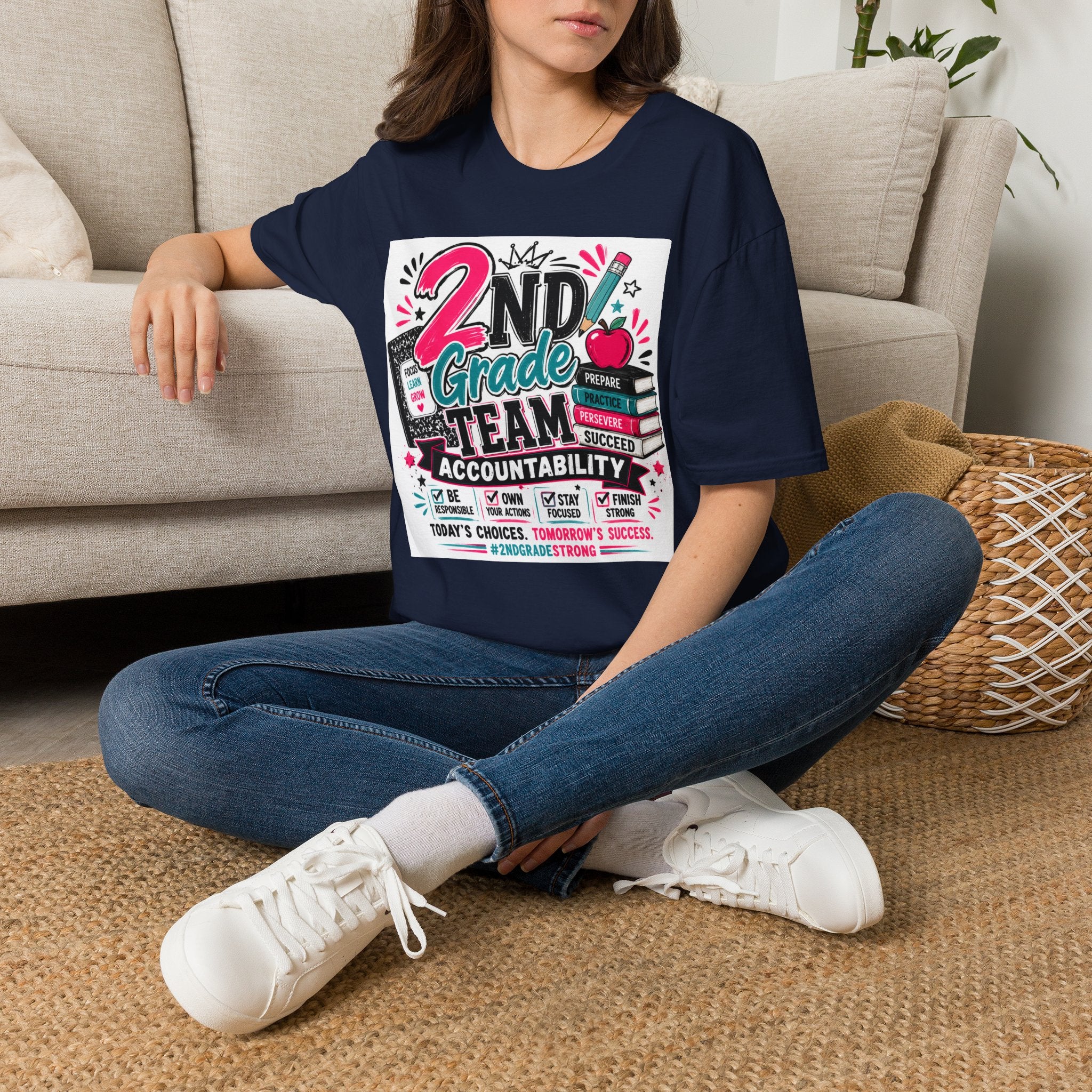 2nd Grade Team T-Shirt — Teacher Appreciation Back-to-School Tee