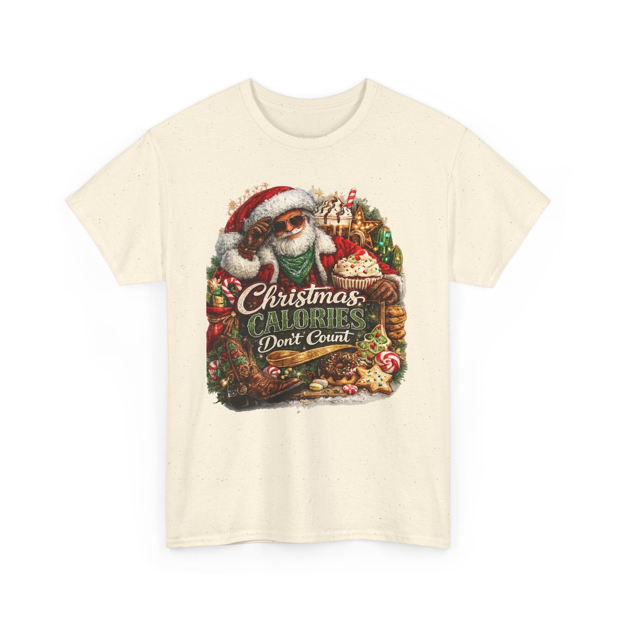 Christmas Calories Don't Count Shirt – Funny Holiday Tee | Christmas Foodie Gift