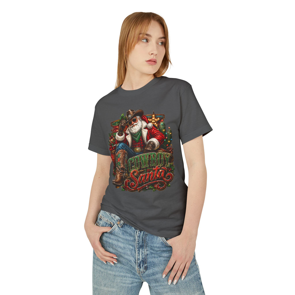 Cowboy Santa Shirt – Western Christmas Tee | Country Holiday Gift