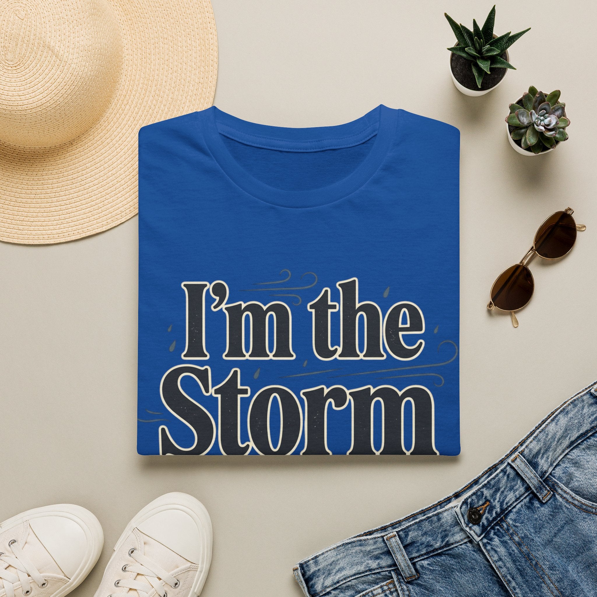I'm the Storm They Whispered About T-Shirt | Bold Empowerment Tee | Motivational Graphic Tee