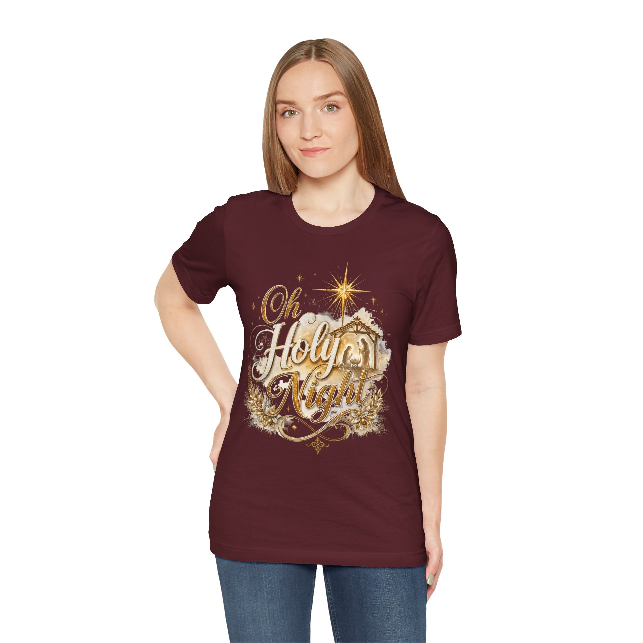 Oh Holy Night – Nativity Christmas T-Shirt