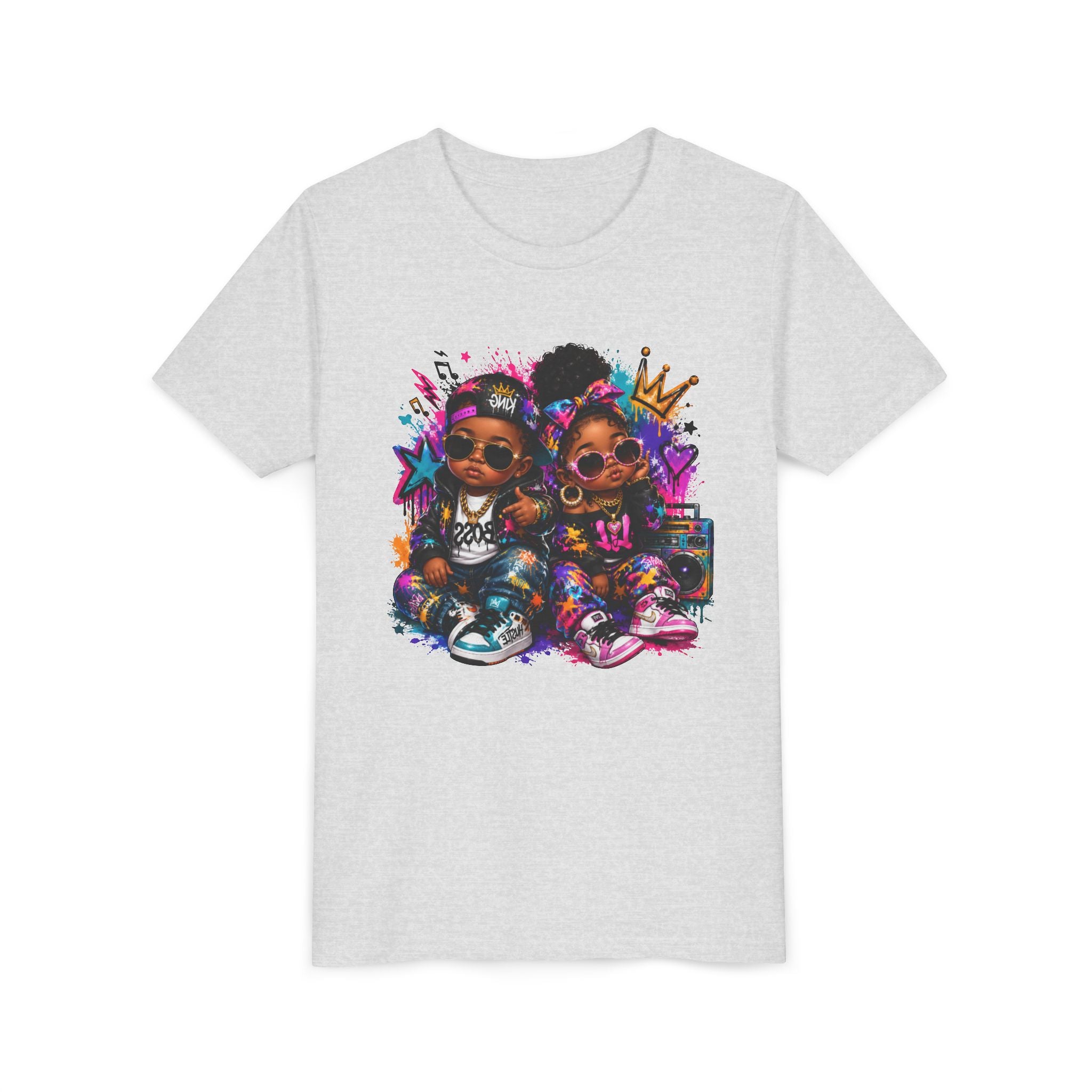 Lil King & Queen T-Shirt | Hip Hop Baby Graphic Tee | Urban Kids Streetwear Shirt