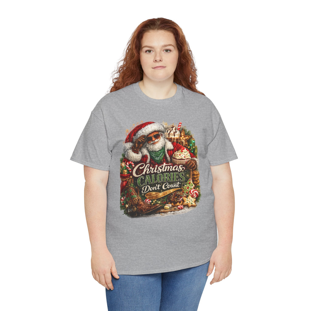 Christmas Calories Don't Count Shirt – Funny Holiday Tee | Christmas Foodie Gift