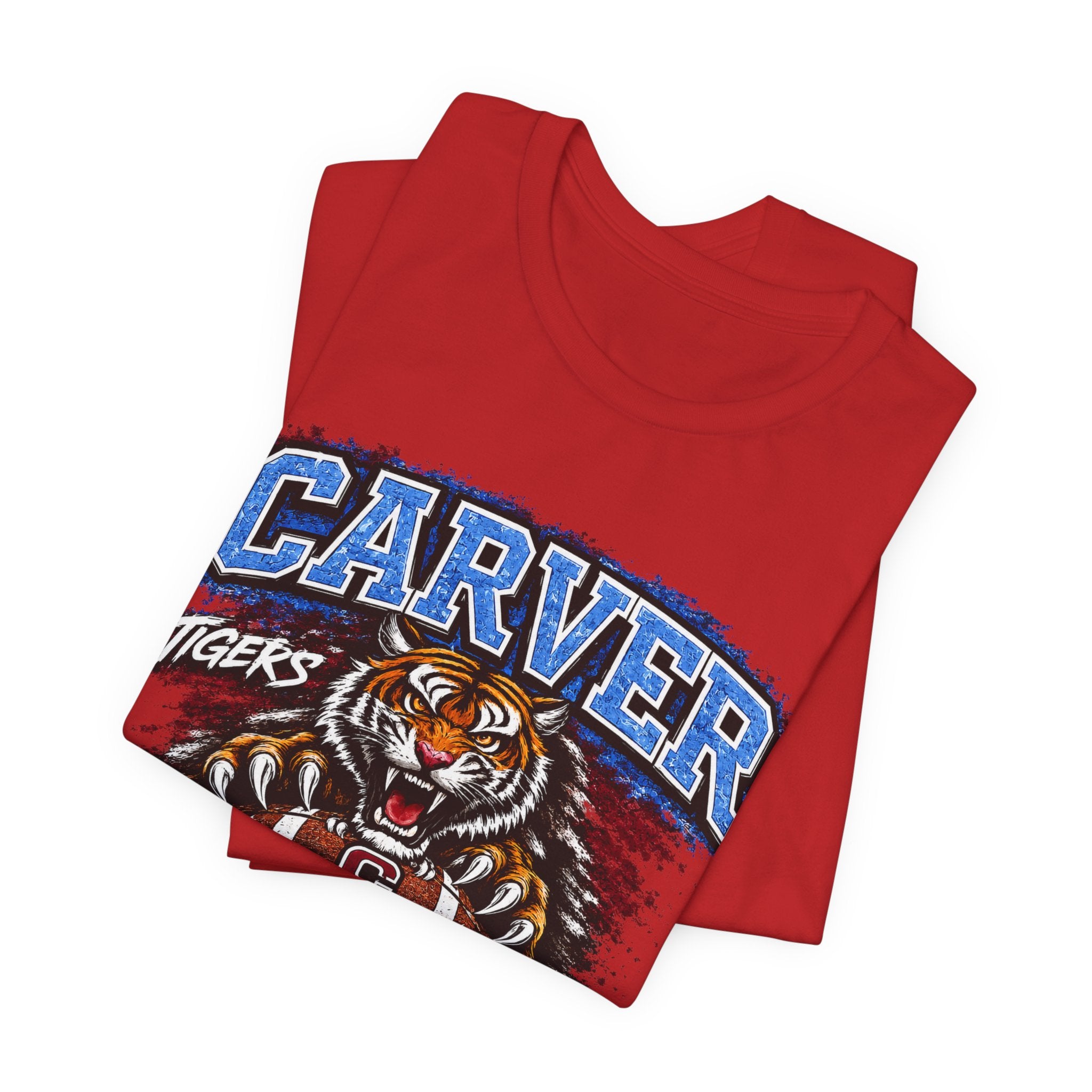 Carver Tigers On Da Hill T-Shirt | Carver High School Football Graphic Tee