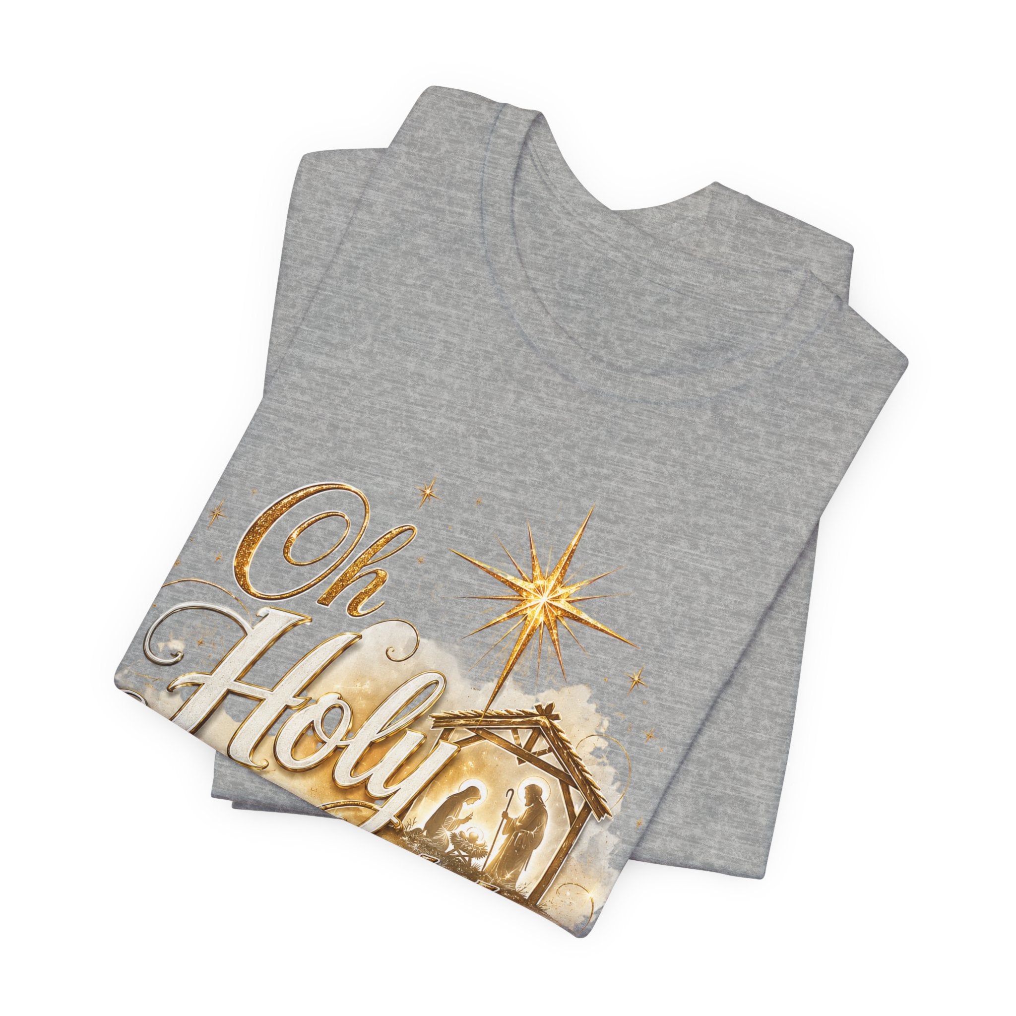 Oh Holy Night – Nativity Christmas T-Shirt