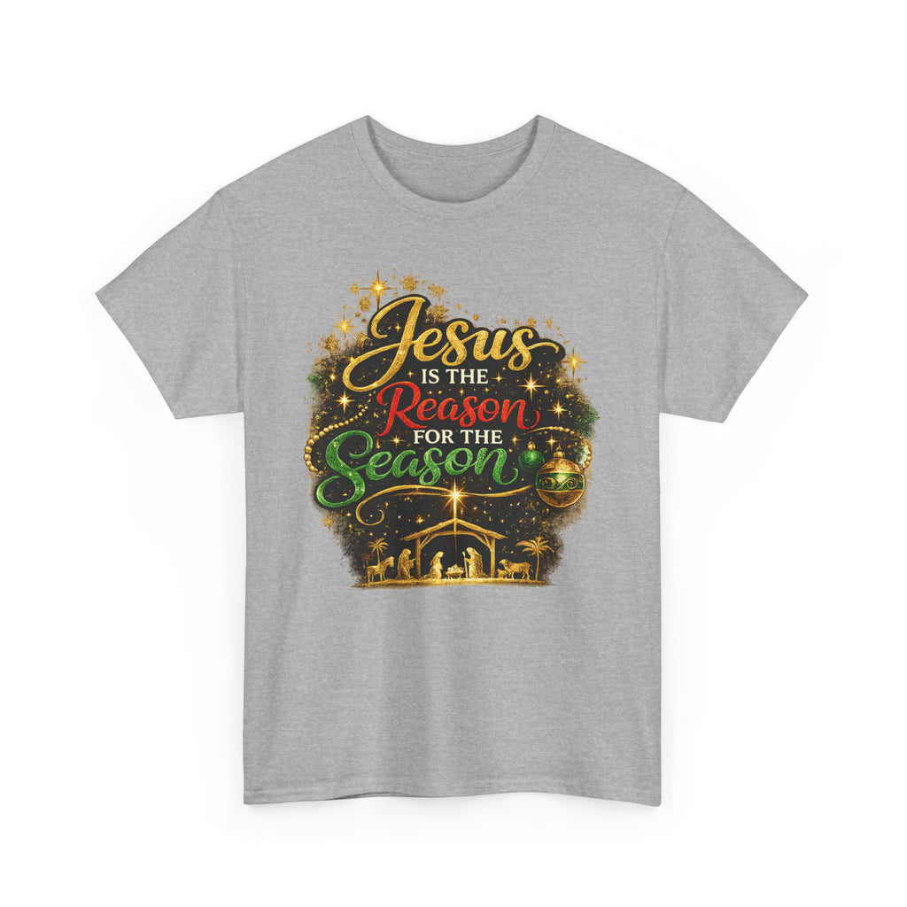 Jesus is the Reason for the Season Shirt – Christian Christmas Tee | Faith Holiday Gift