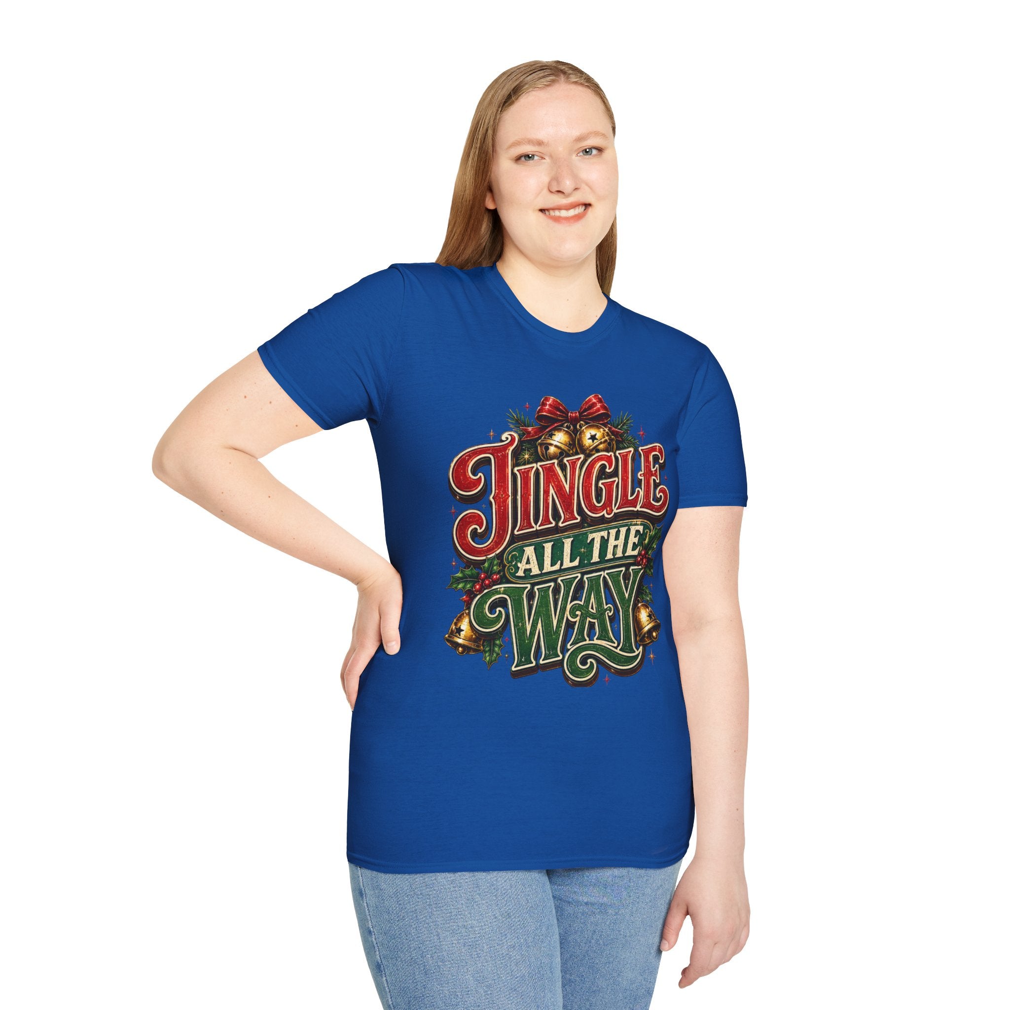 Jingle All the Way Shirt – Vintage Christmas Tee | Classic Holiday Gift