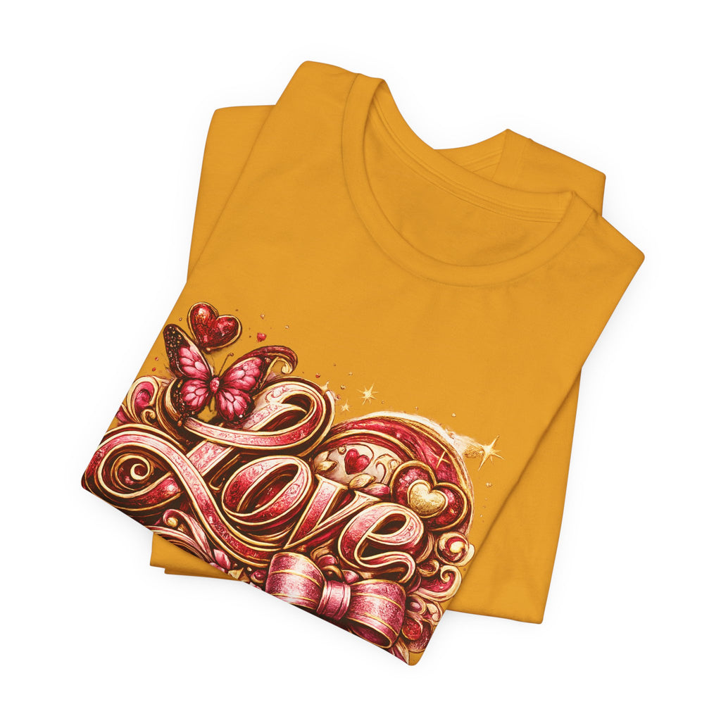 Love – Butterfly & Bow Valentine's Day T-Shirt
