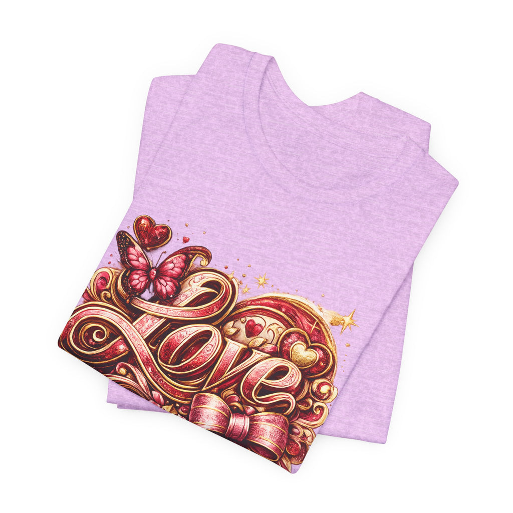 Love – Butterfly & Bow Valentine's Day T-Shirt