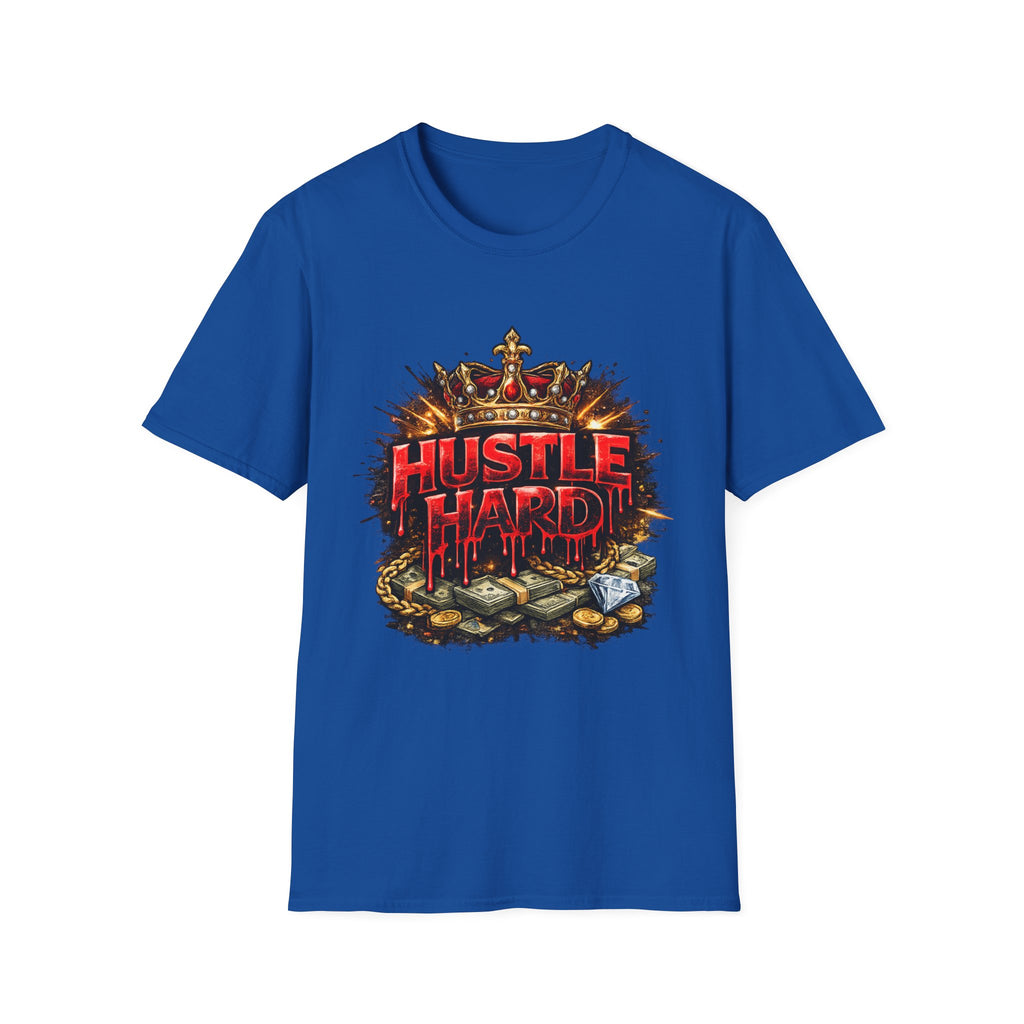 Hustle Hard T-Shirt – Crown & Money Graphic Tee