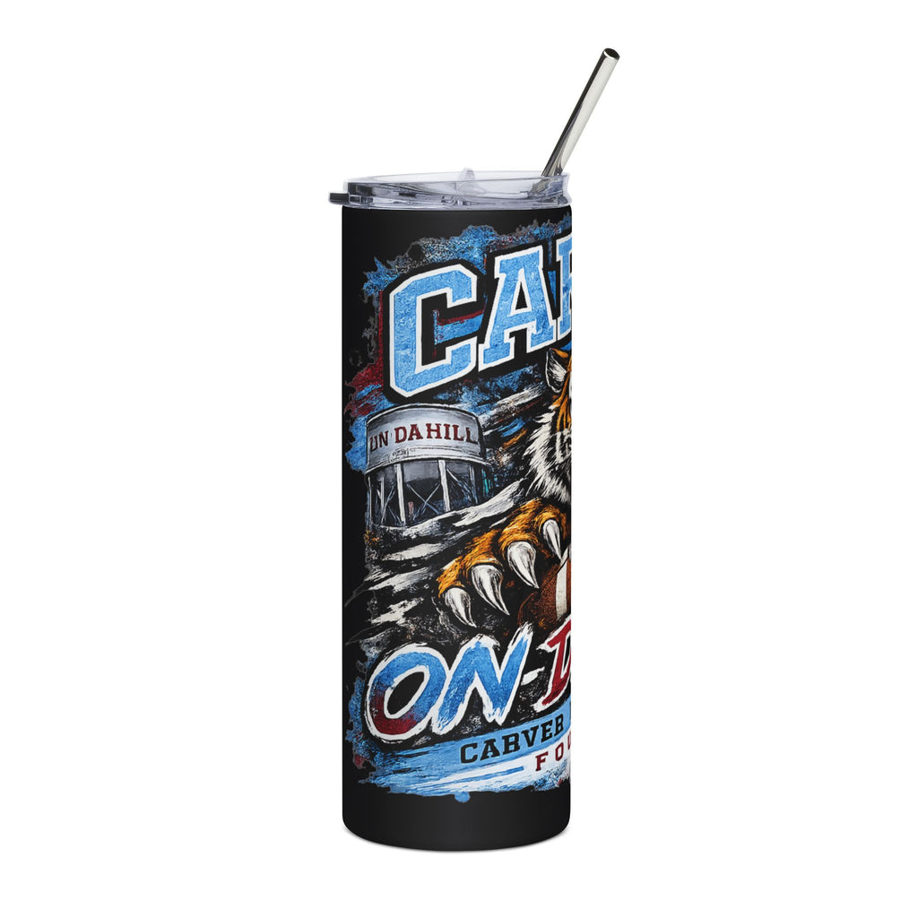 Carver High School Tigers "On Da Hill" 20oz Stainless Steel Tumbler