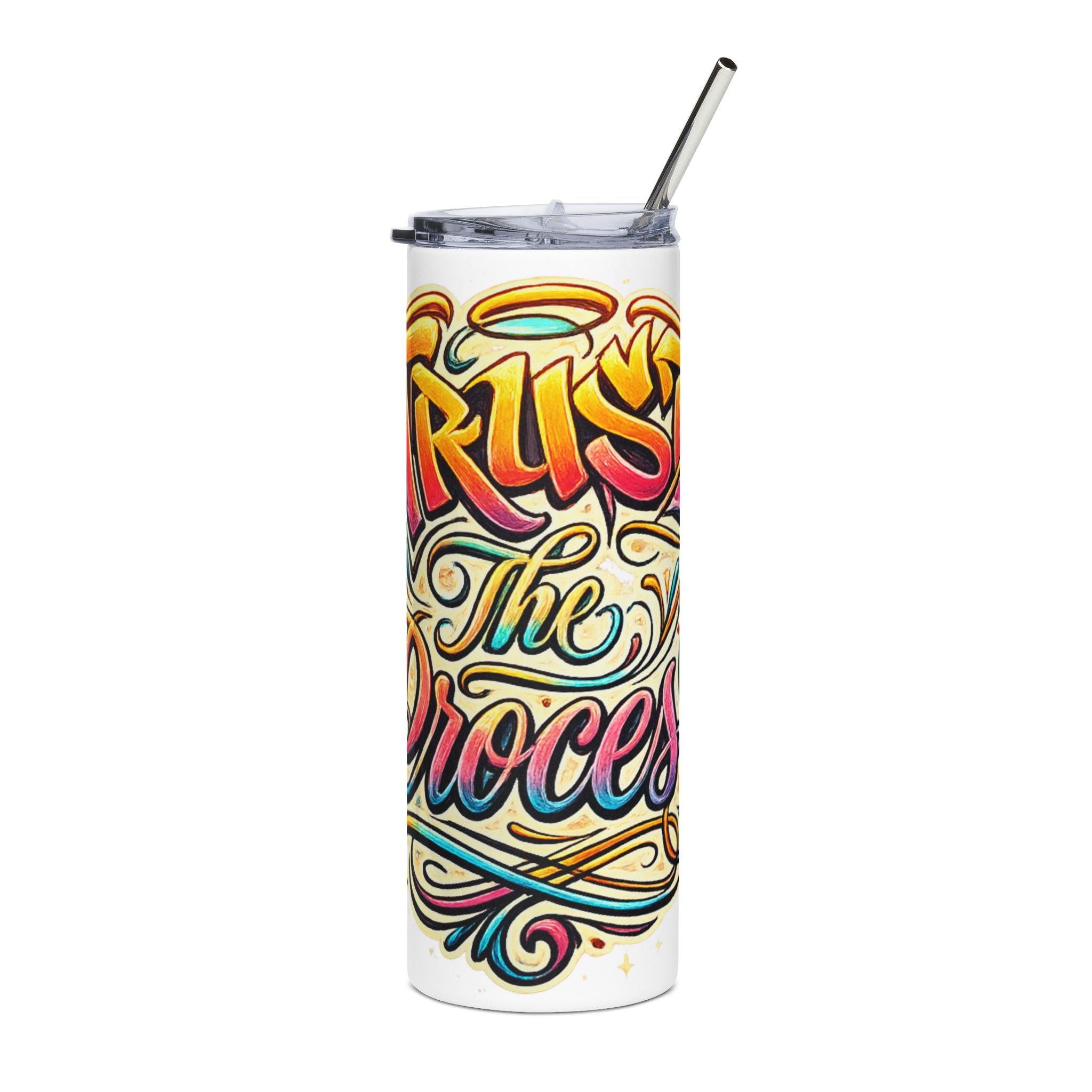 Trust The Process Tumbler – Vibrant Color Edition