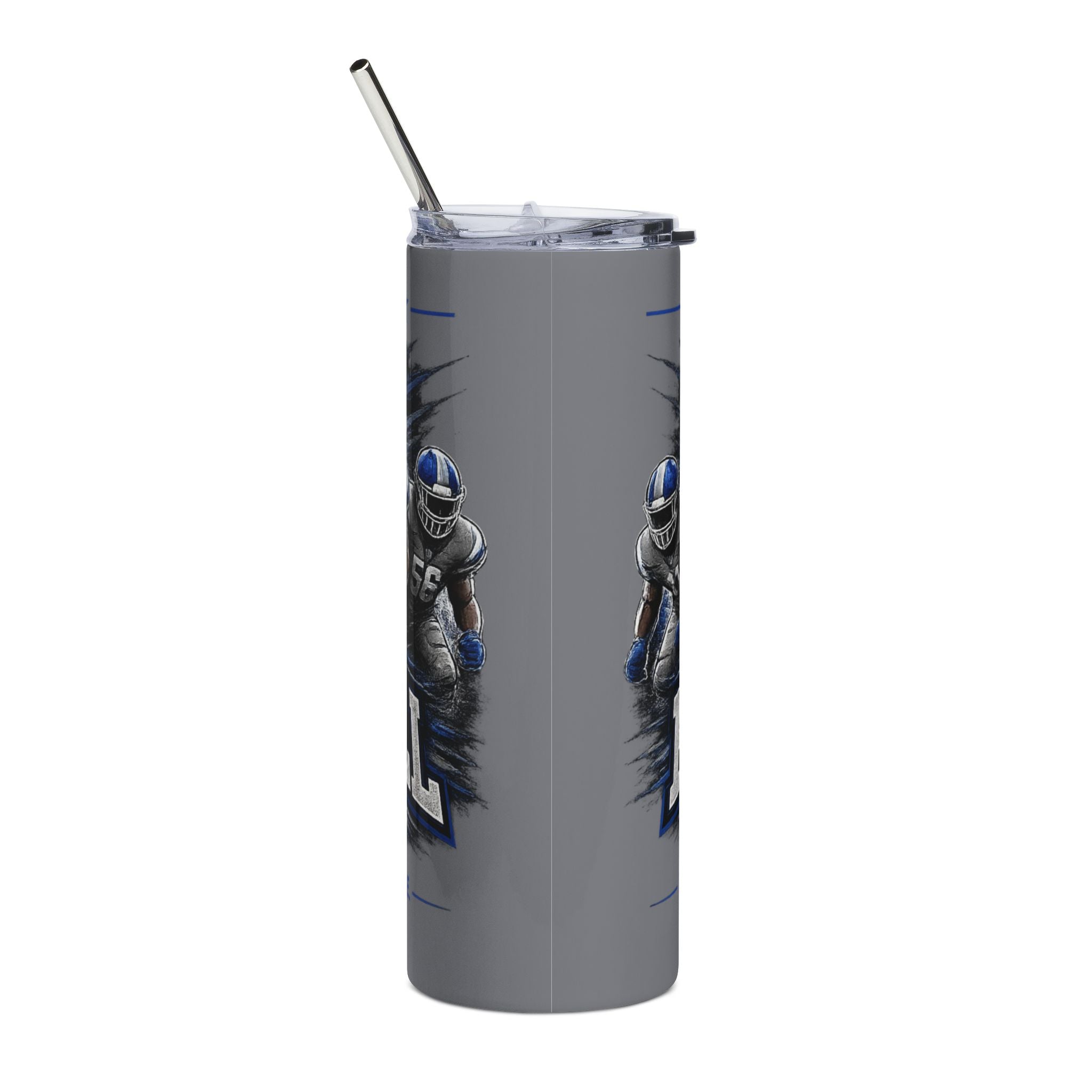 Eddy Middle School Football 20oz Stainless Steel Tumbler — Columbus, GA Team Travel Mug