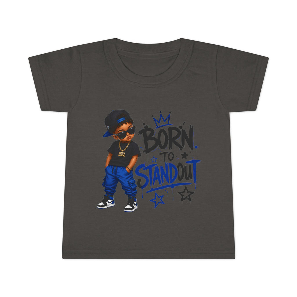Born to Standout Toddler Tee | Hip-Hop Little King Graphic T-Shirt