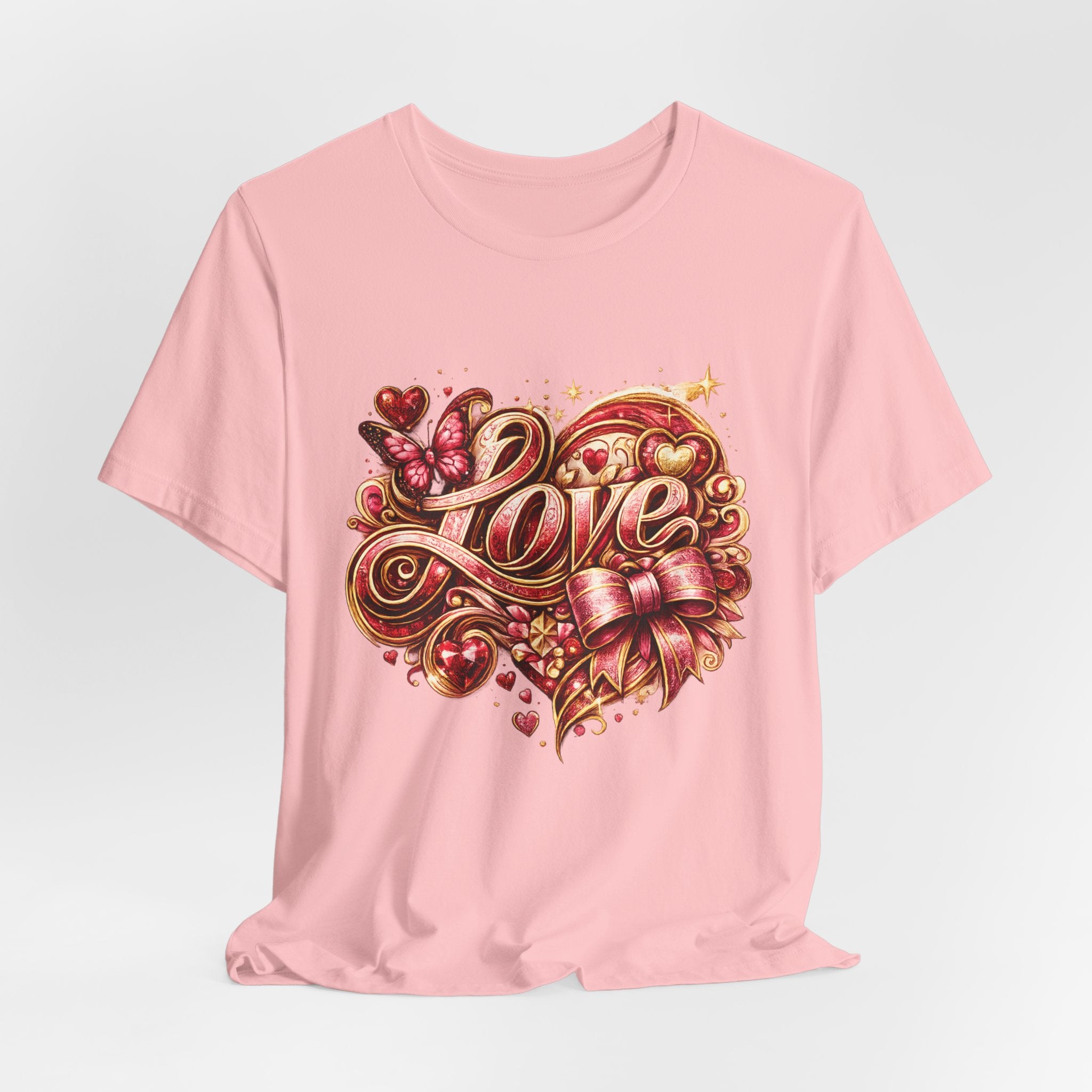 Love – Butterfly & Bow Valentine's Day T-Shirt