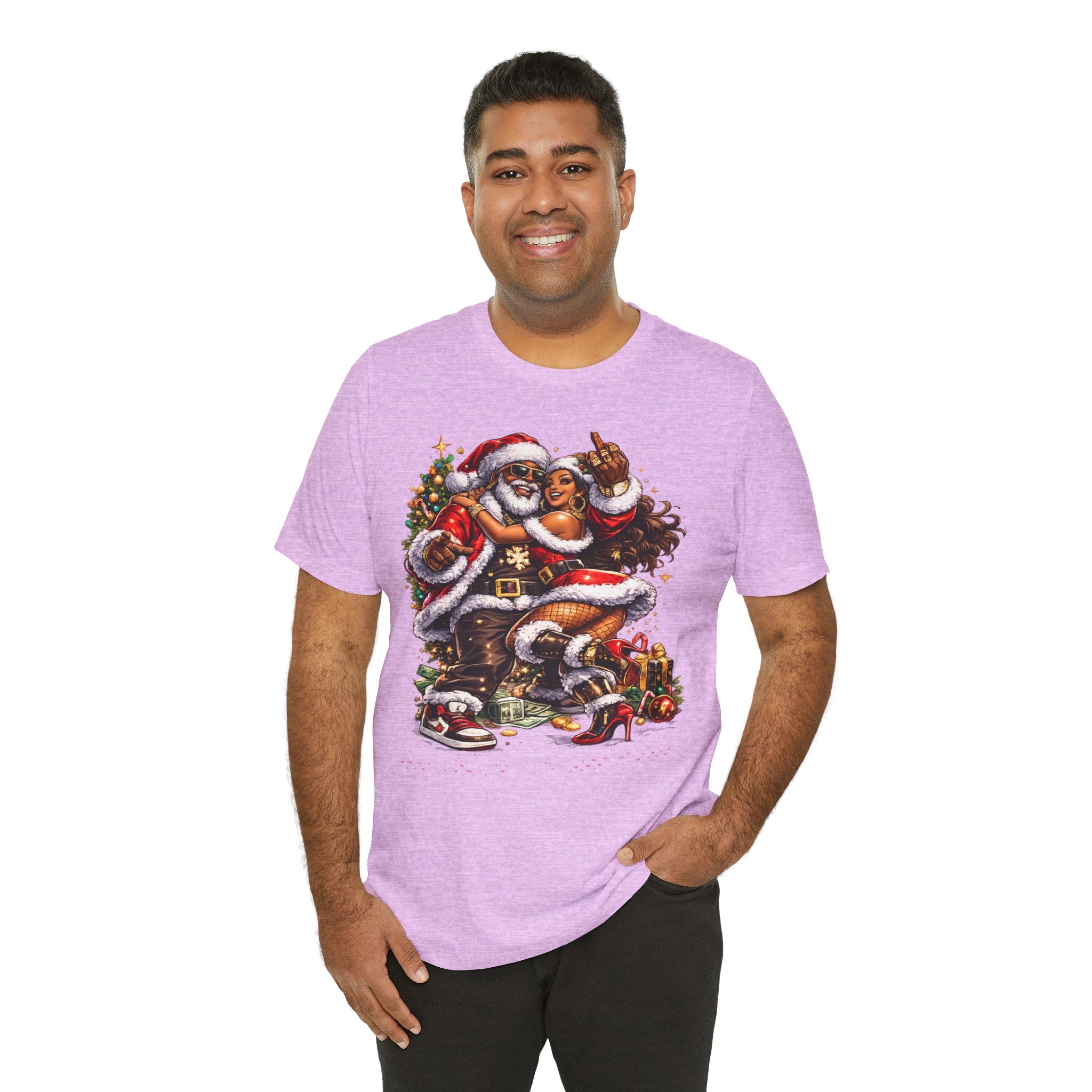 Hip Hop Santa & Mrs. Claus – Urban Christmas T-Shirt