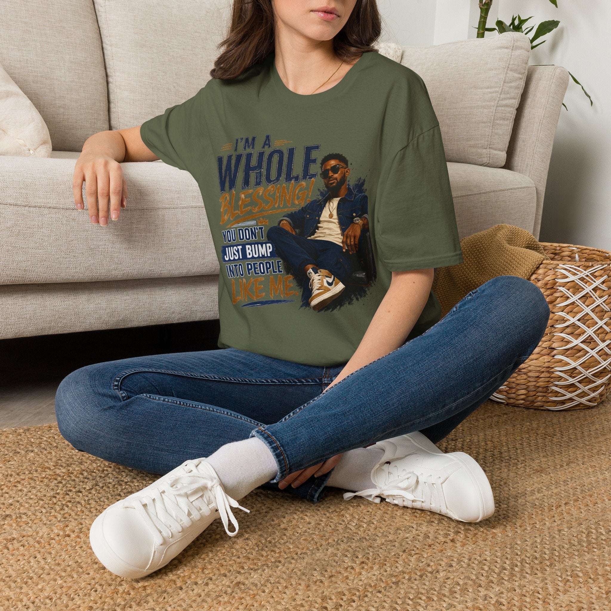 I'm A Whole Blessing T-Shirt — Inspirational Faith Graphic Tee