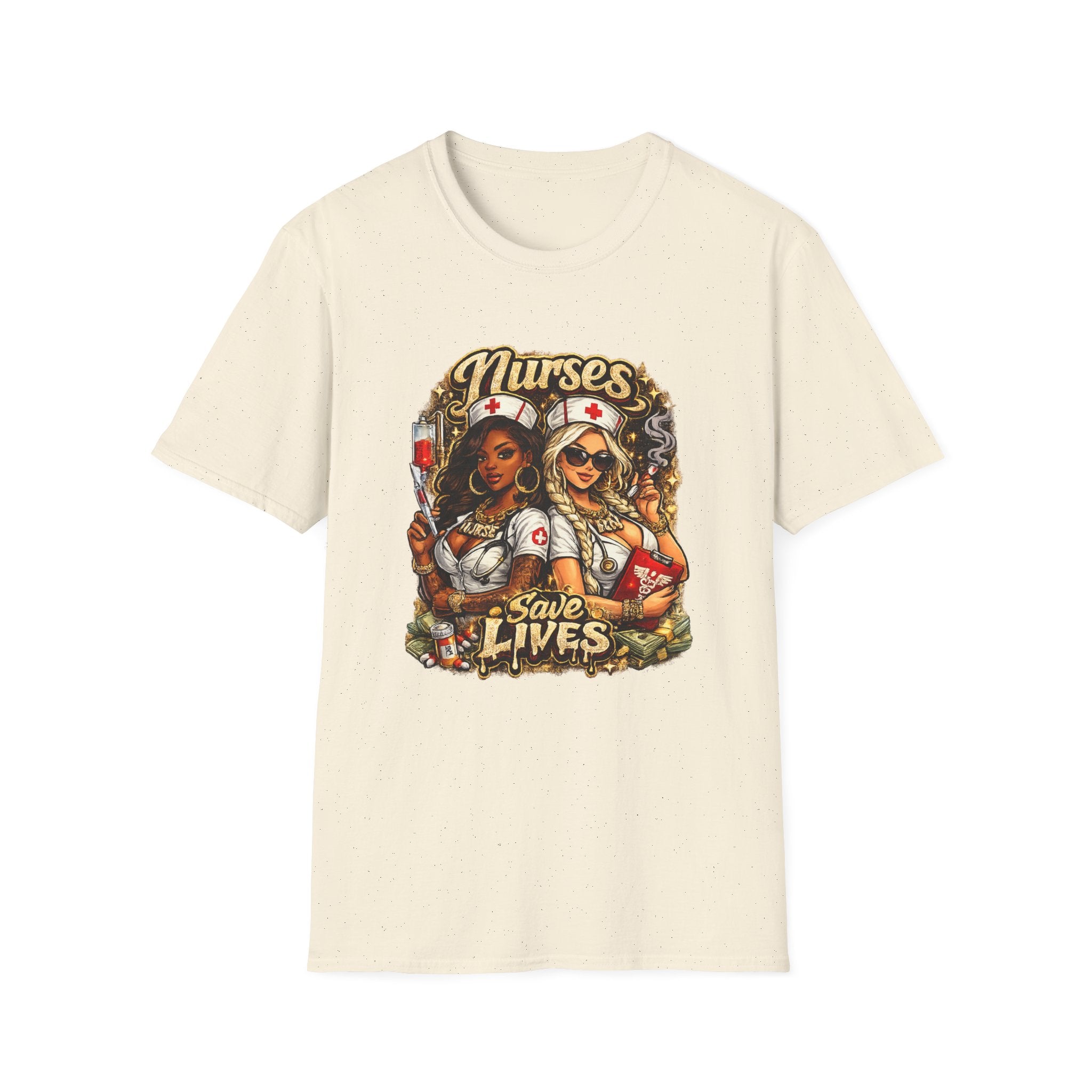 Nurses Save Lives T-Shirt | Nurse Appreciation Gift | Bold Nurse Graphic Tee