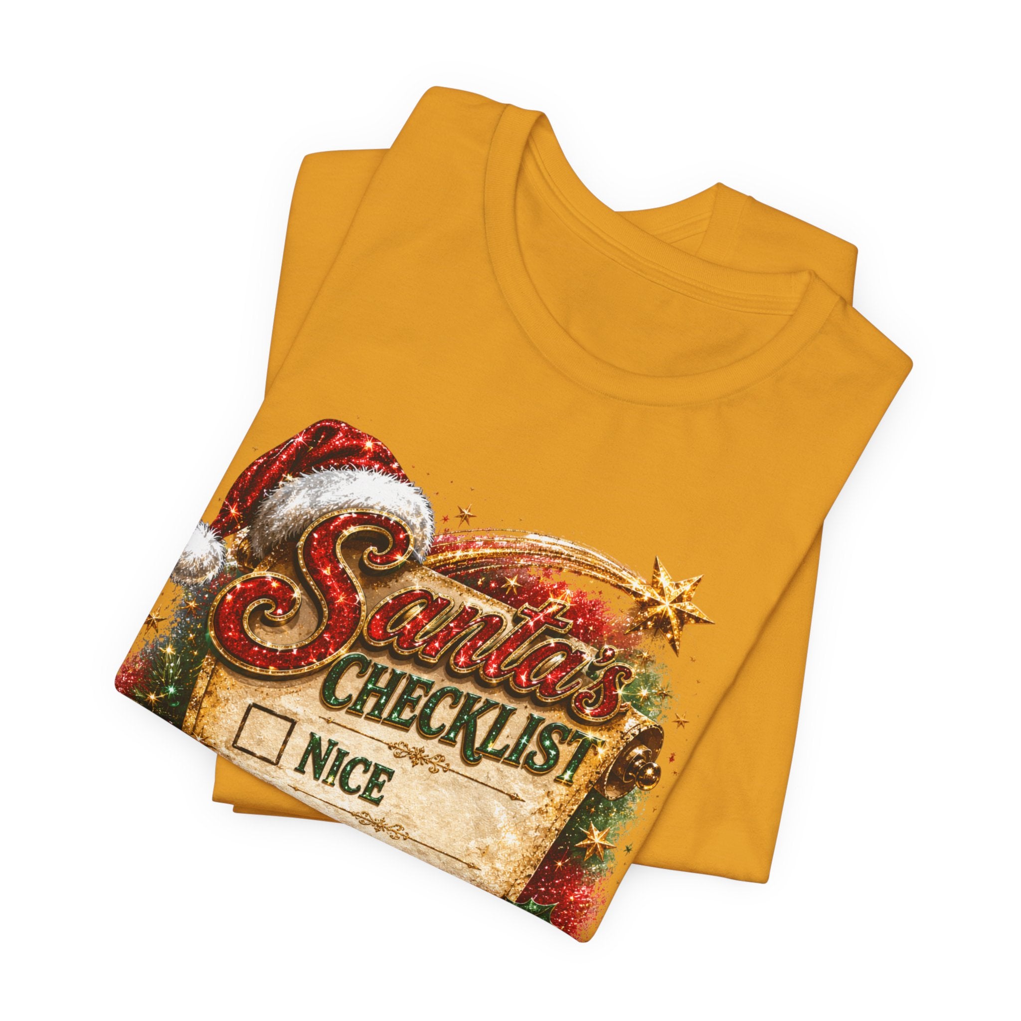 Santa's Checklist: Misunderstood – Funny Christmas T-Shirt