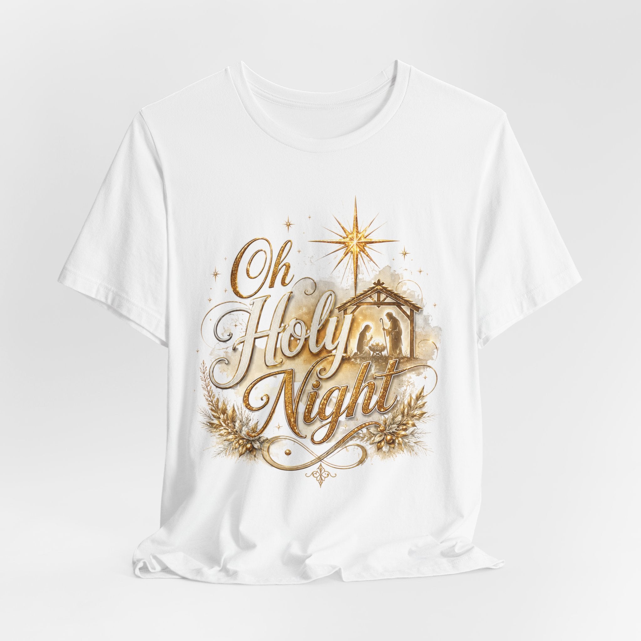 Oh Holy Night – Nativity Christmas T-Shirt