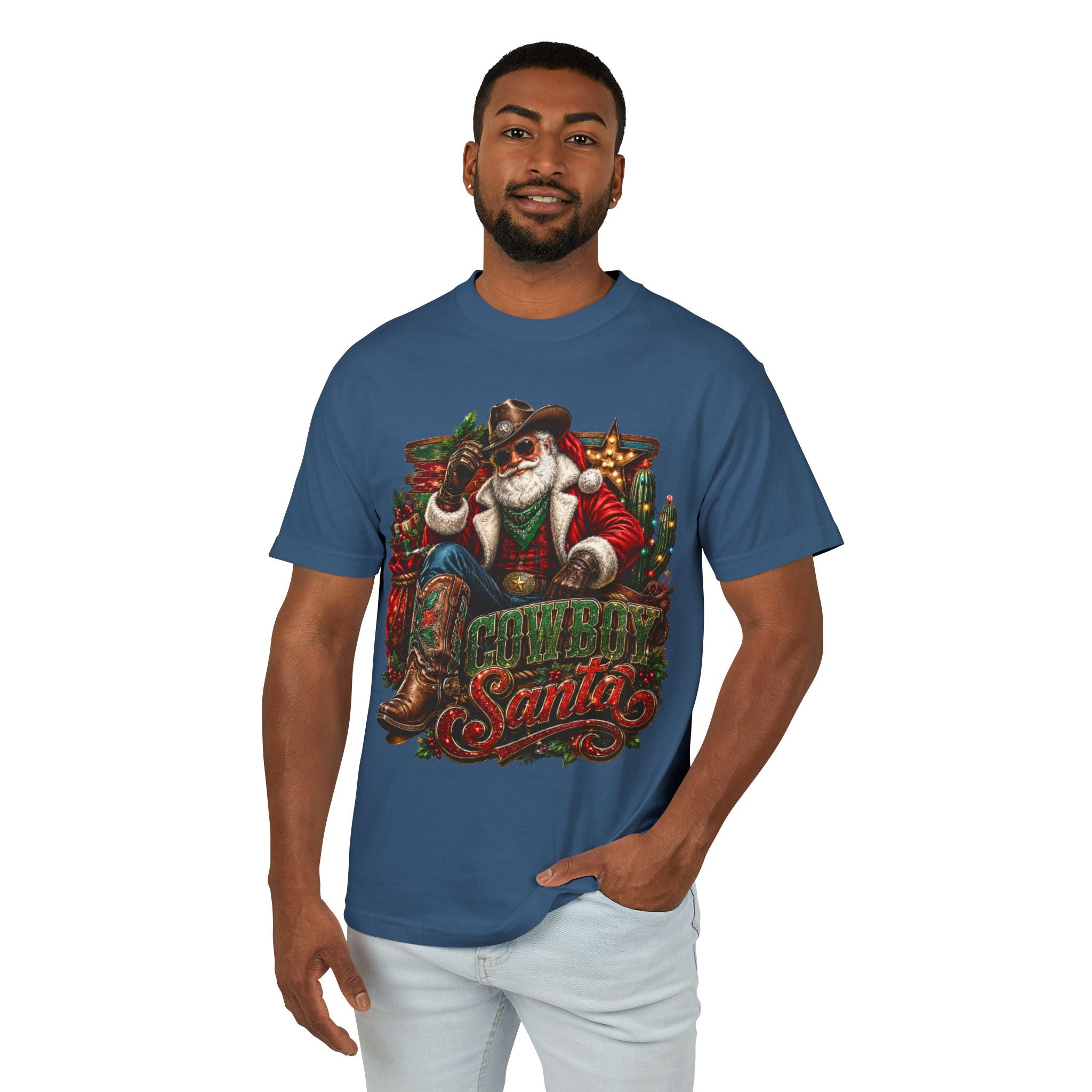 Cowboy Santa Shirt – Western Christmas Tee | Country Holiday Gift