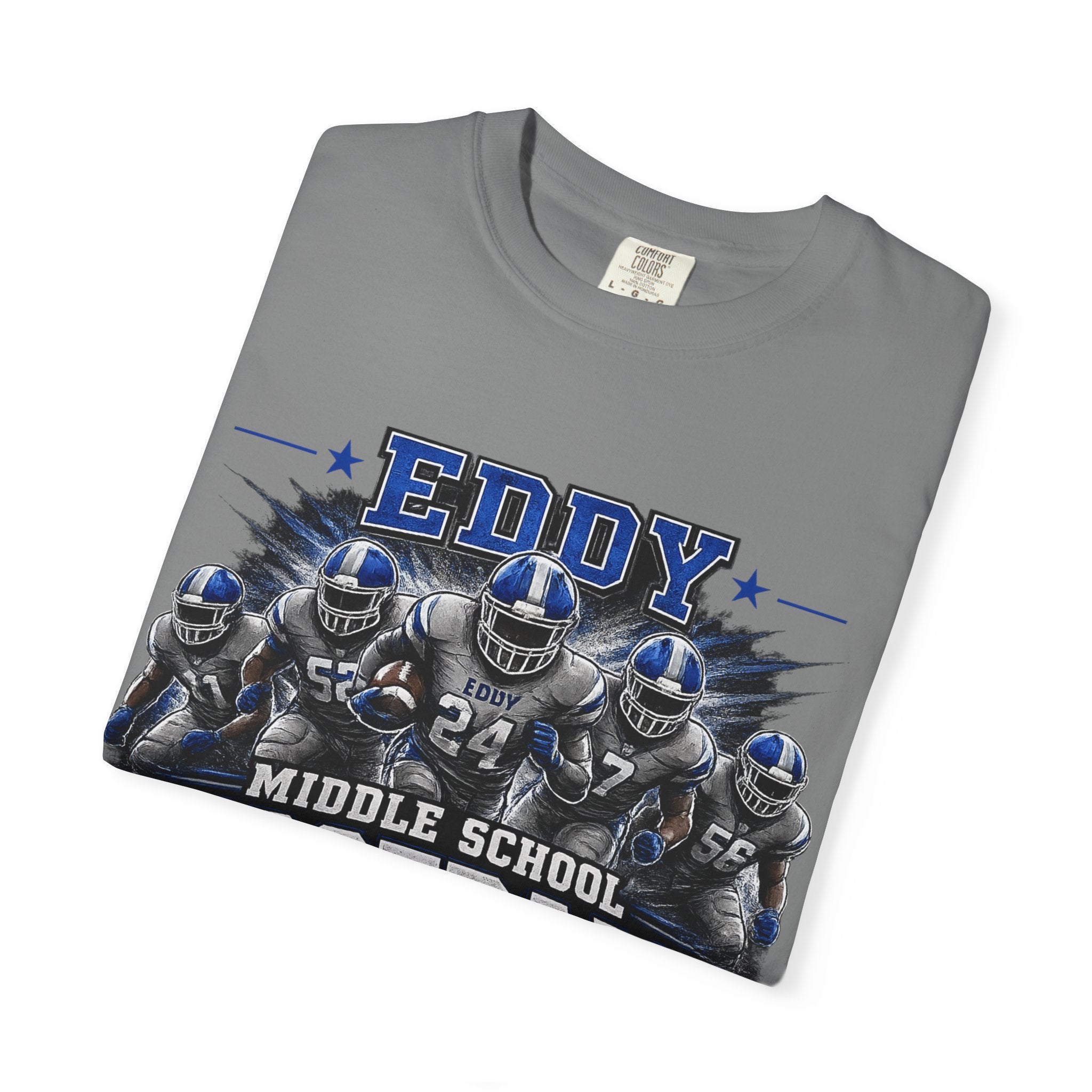 Eddy Middle School Columbus GA Football T-Shirt