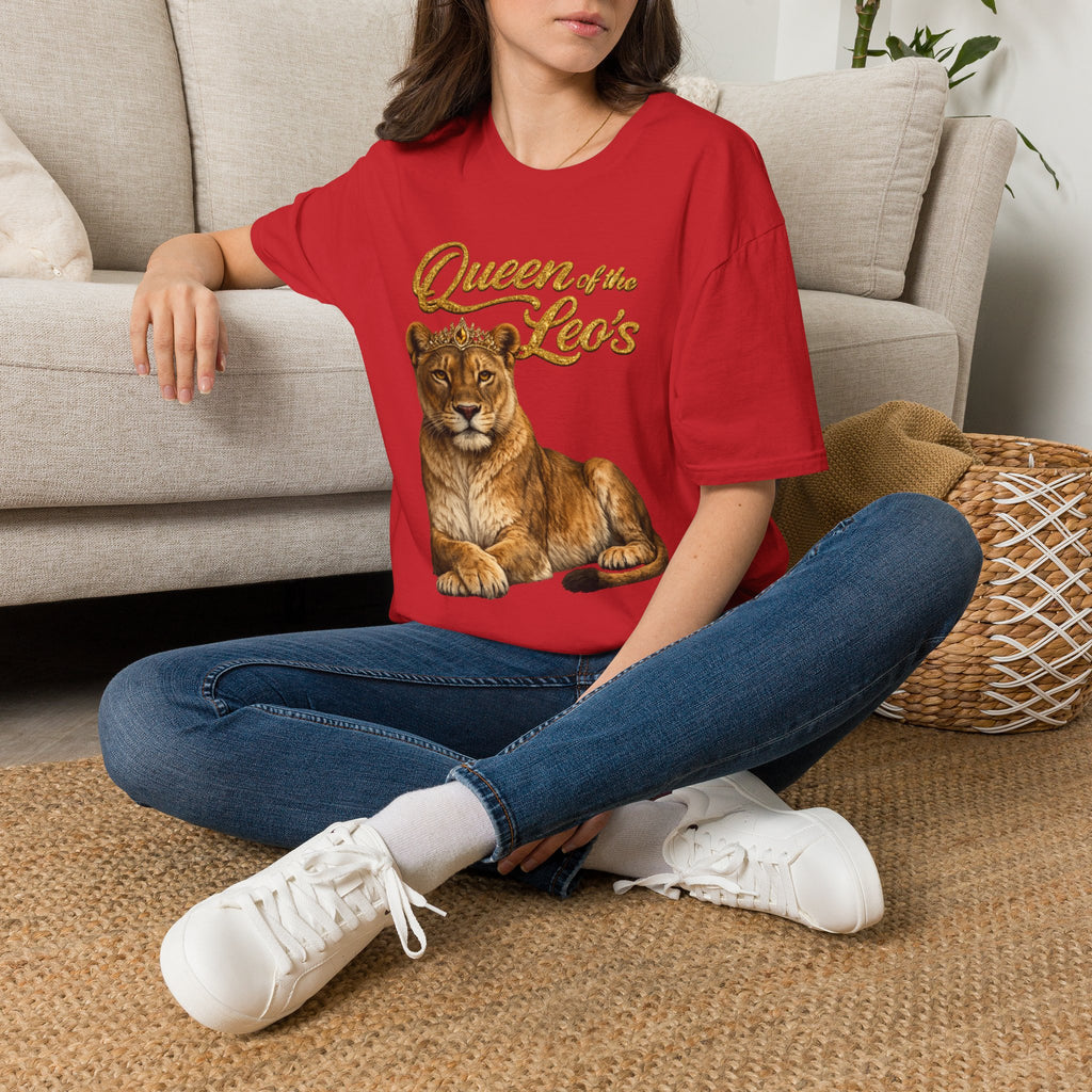 Queen of the Leo's – Lioness Crown Graphic Tee