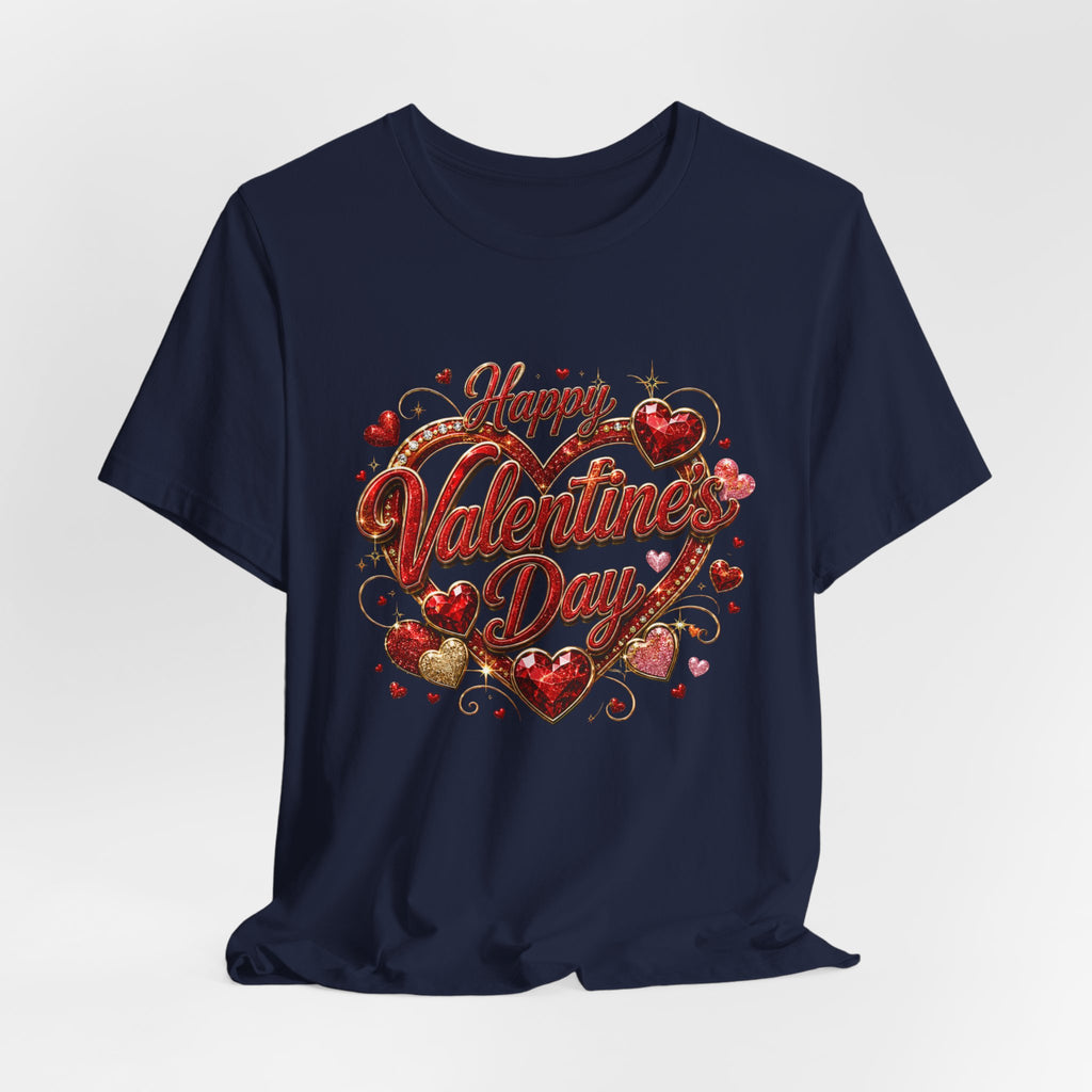 Happy Valentine's Day Glam Heart T-Shirt