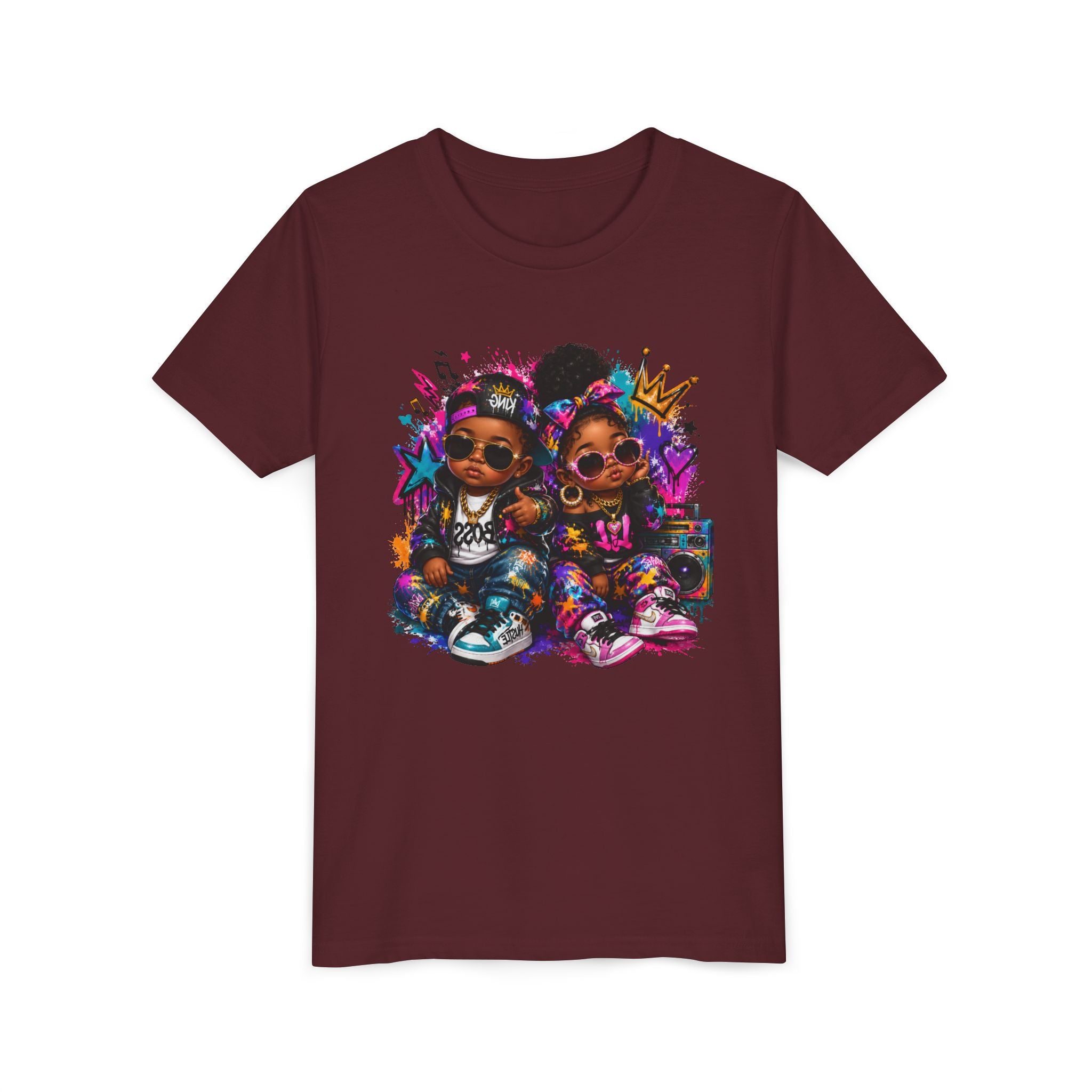 Lil King & Queen T-Shirt | Hip Hop Baby Graphic Tee | Urban Kids Streetwear Shirt