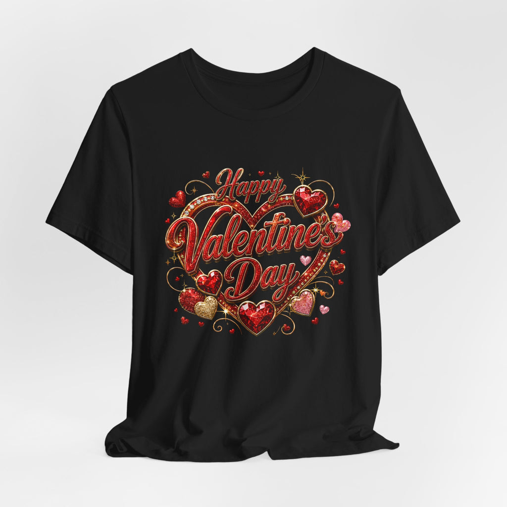 Happy Valentine's Day Glam Heart T-Shirt