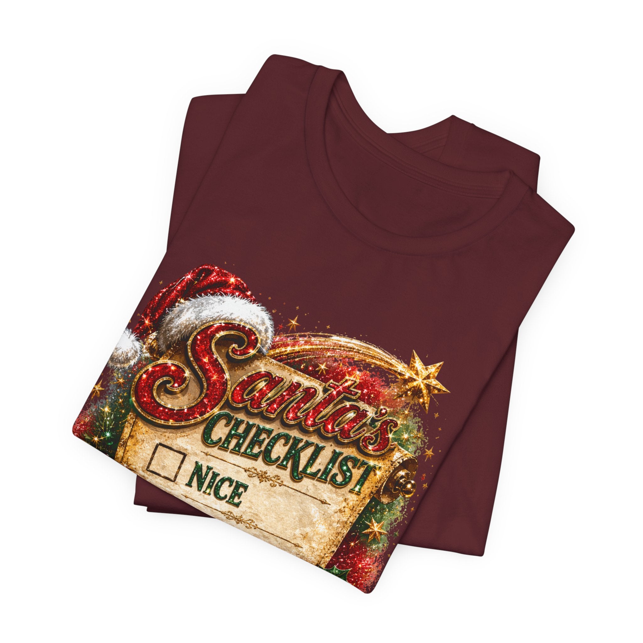 Santa's Checklist: Misunderstood – Funny Christmas T-Shirt