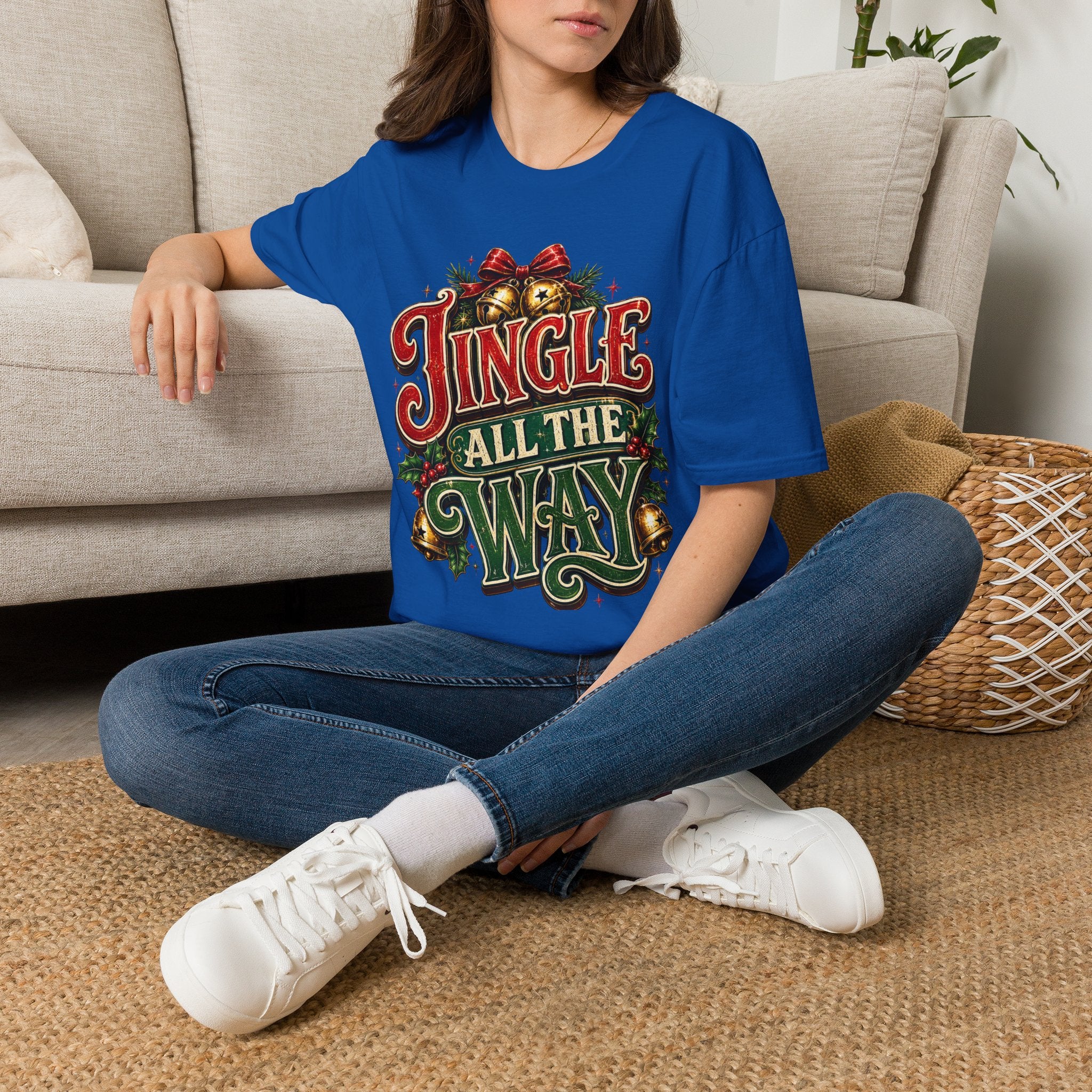 Jingle All the Way Shirt – Vintage Christmas Tee | Classic Holiday Gift