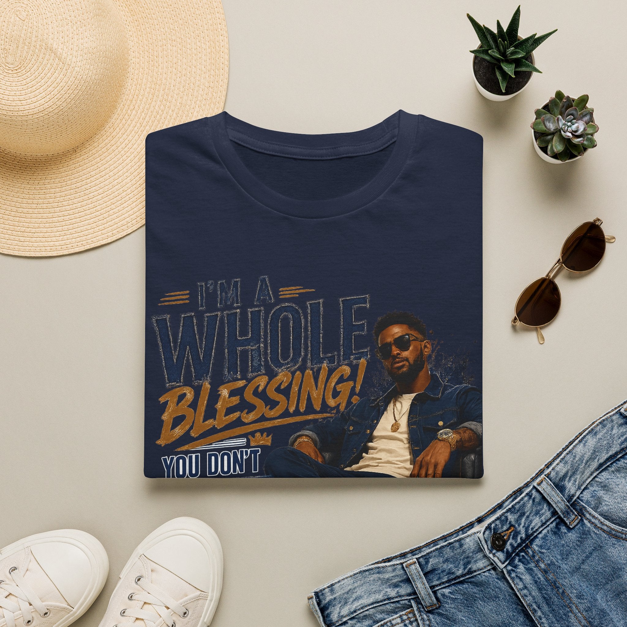 I'm A Whole Blessing T-Shirt — Inspirational Faith Graphic Tee