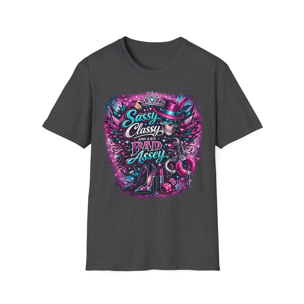Sassy Classy And A Bit Bad Assey T-Shirt | Skeleton Queen Women's Graphic Tee