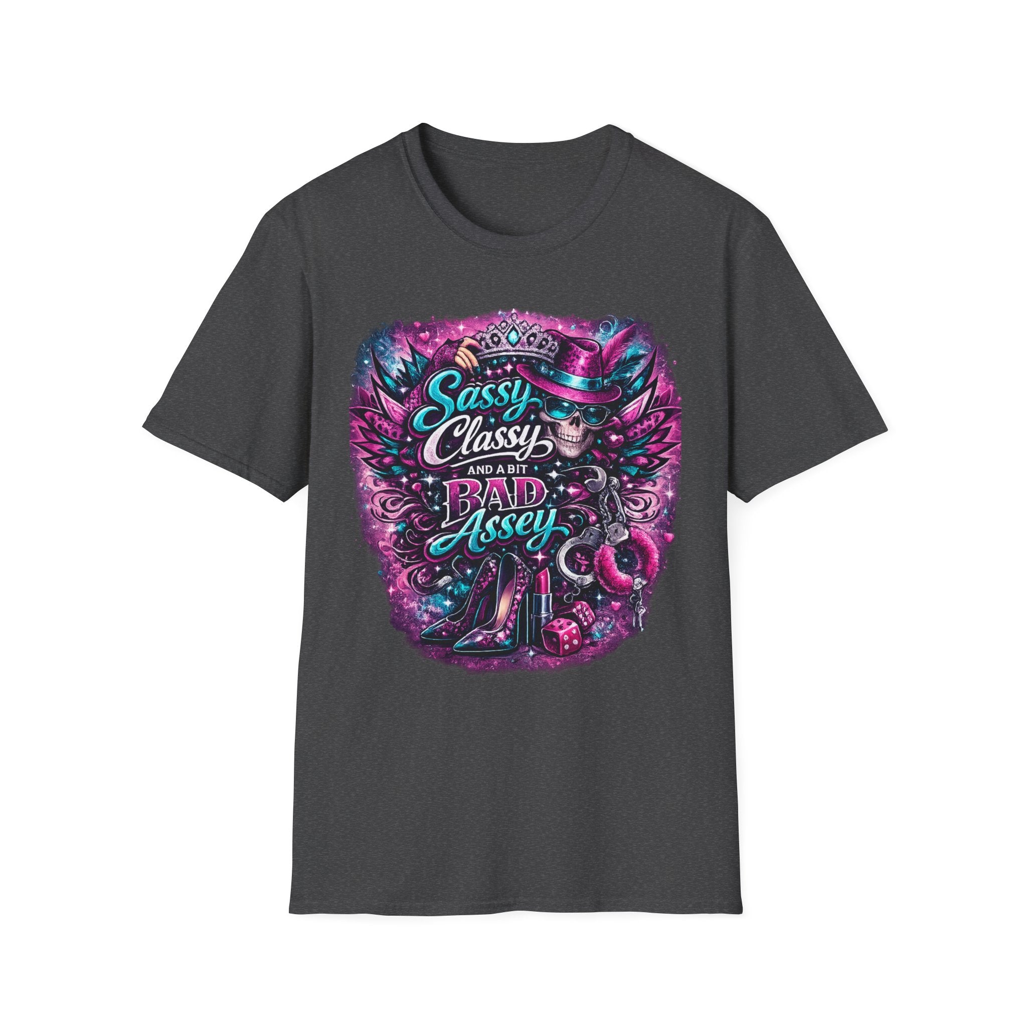 Sassy Classy And A Bit Bad Assey T-Shirt | Skeleton Queen Women's Graphic Tee