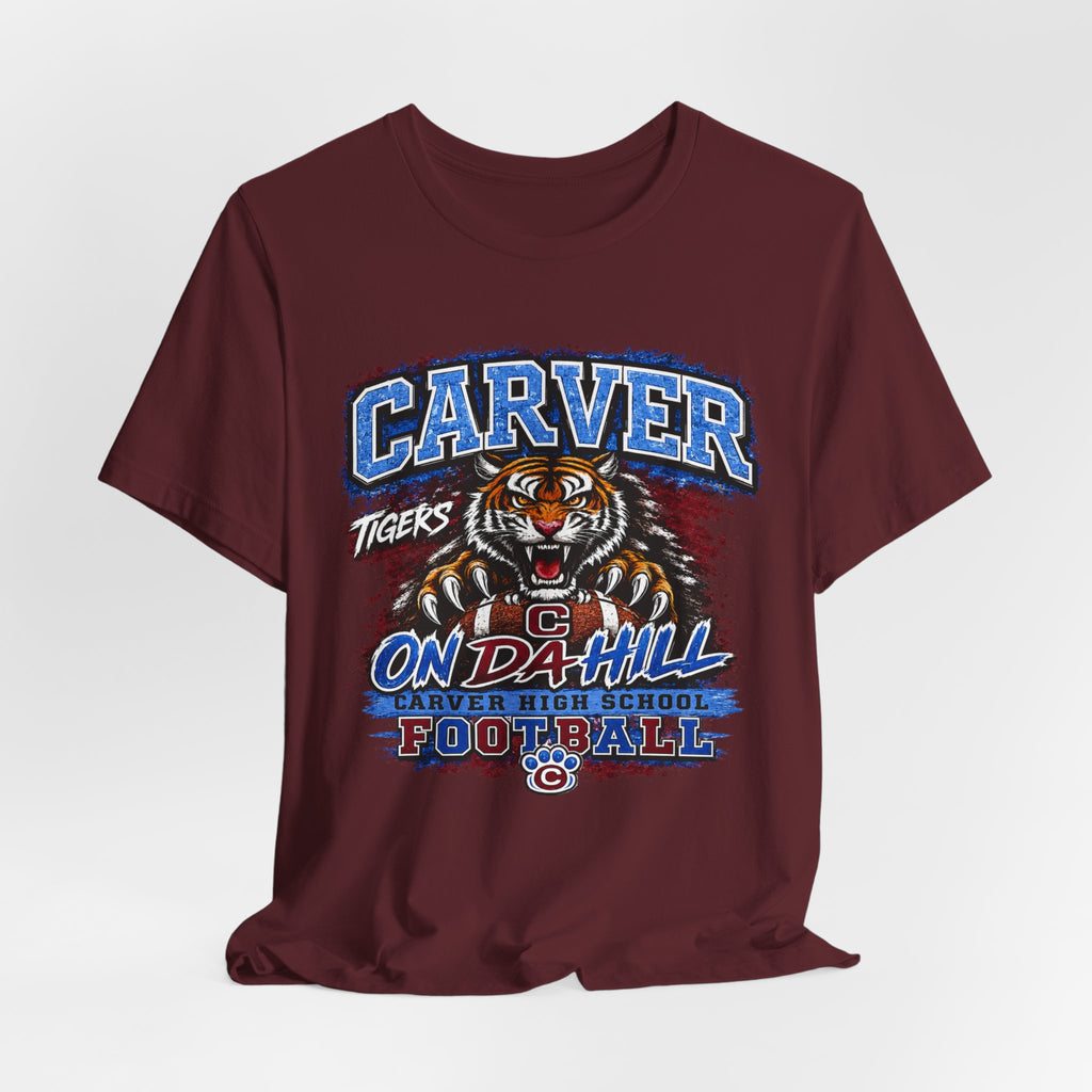 Carver Tigers On Da Hill T-Shirt | Carver High School Football Graphic Tee