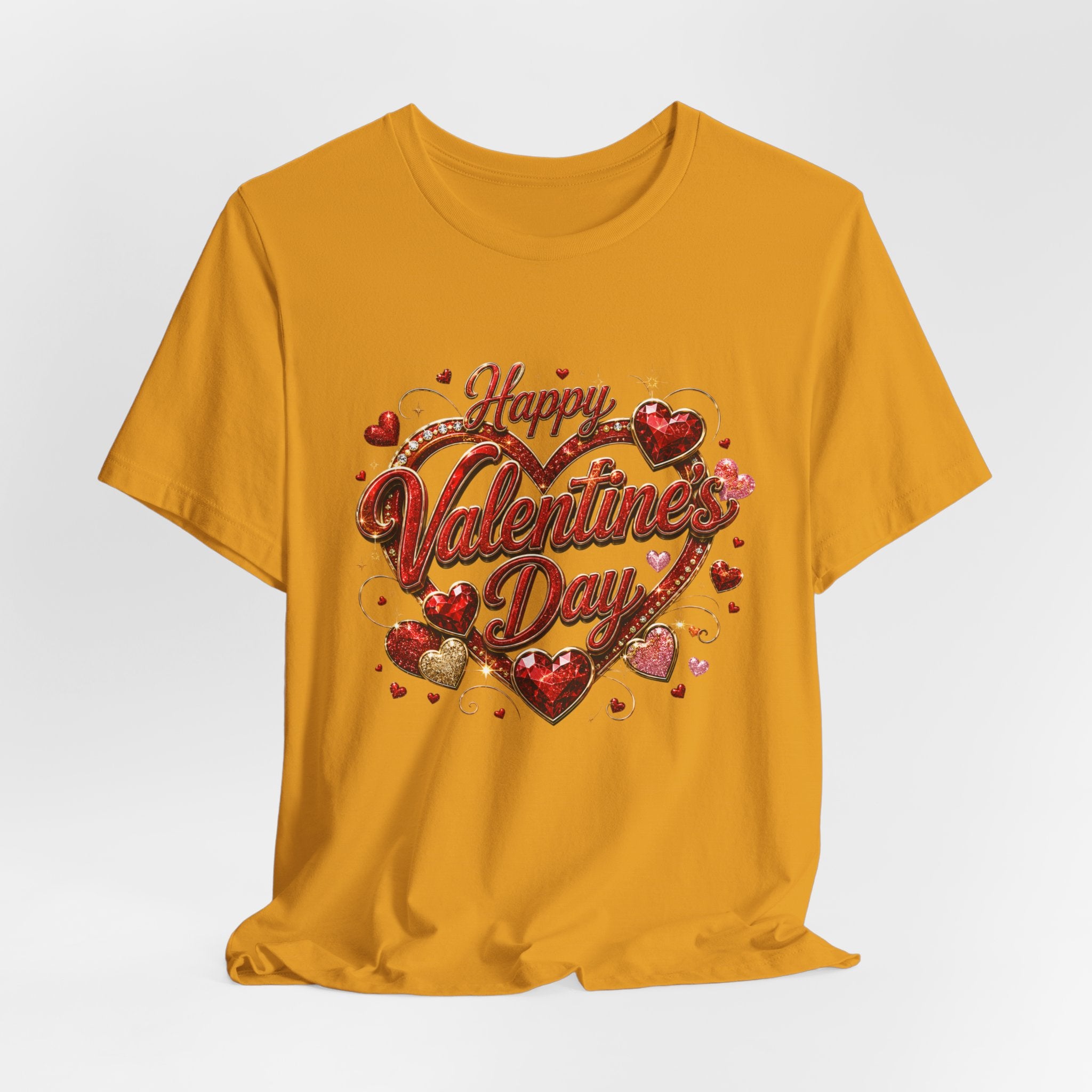 Happy Valentine's Day Glam Heart T-Shirt