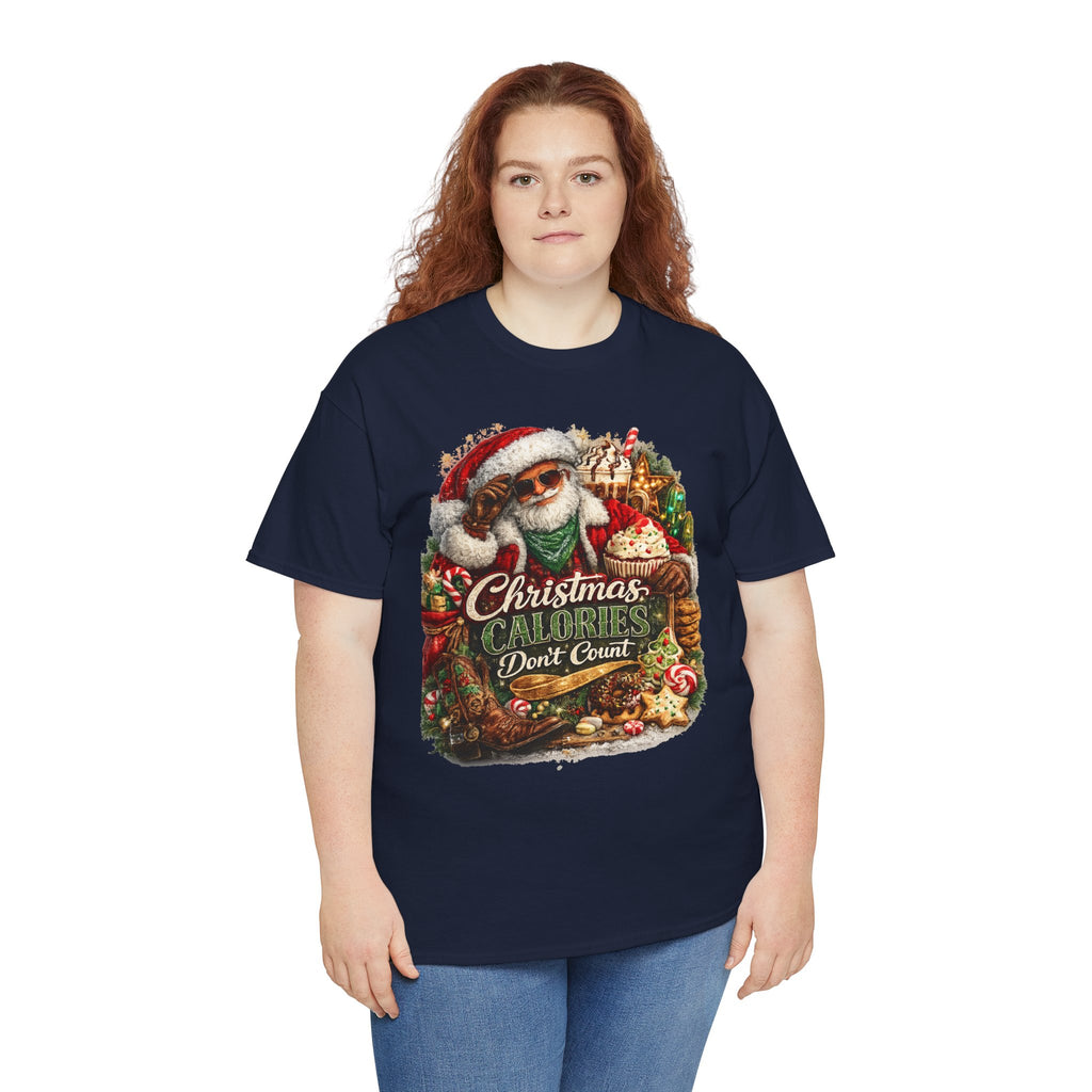 Christmas Calories Don't Count Shirt – Funny Holiday Tee | Christmas Foodie Gift