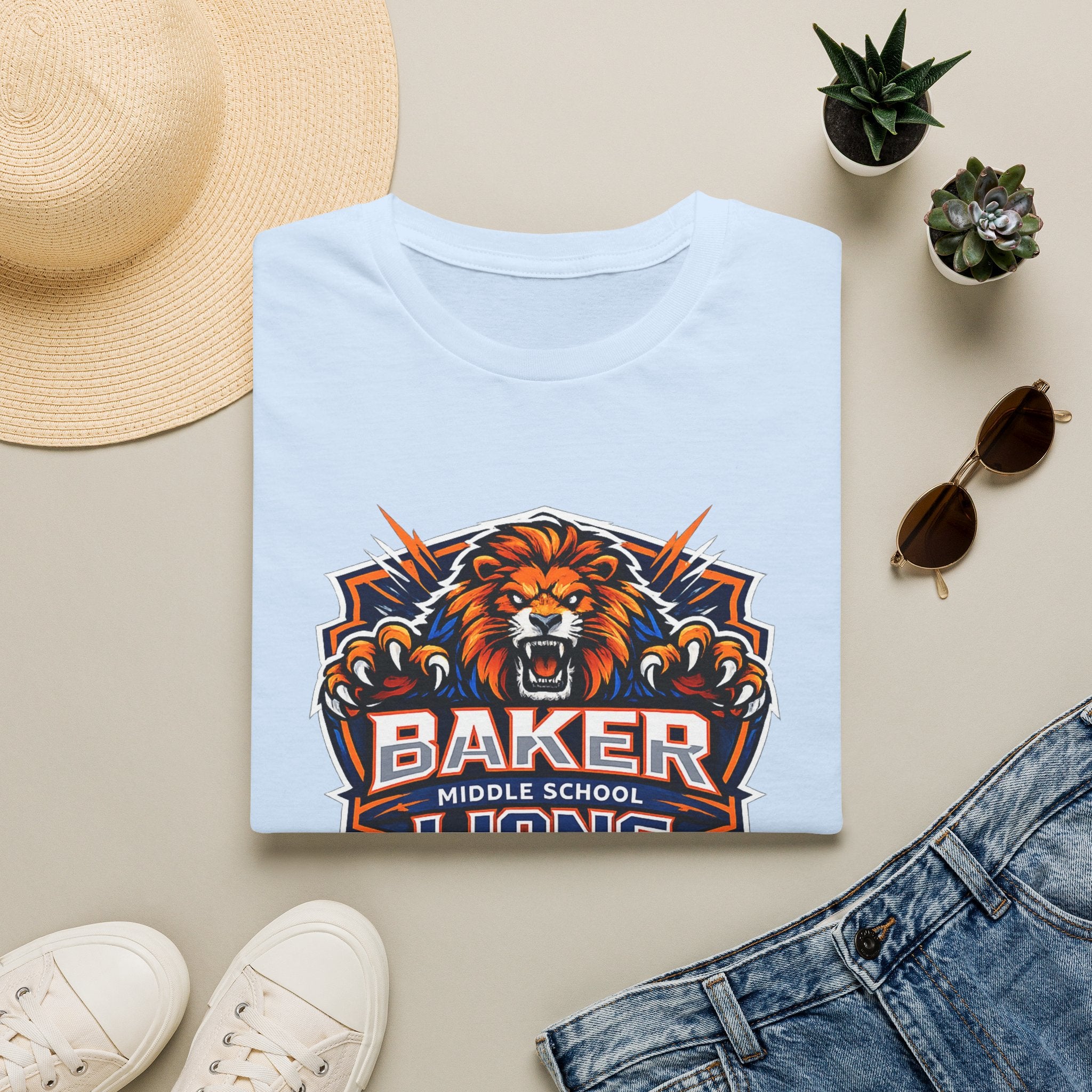 Baker Middle School Lions T-Shirt | School Spirit Tee | Lions Pride Graphic Tee