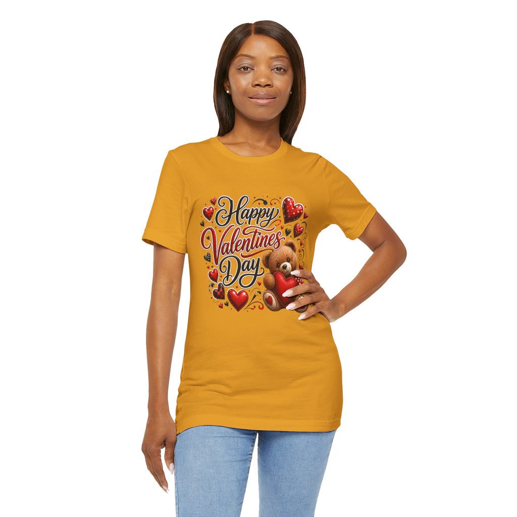 Happy Valentine's Day Teddy Bear – Sweet Valentine T-Shirt